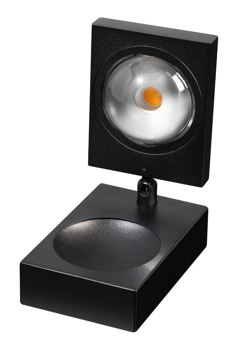 Eth Jake Cube - Tafellamp - 8 X 15 Cm - 3 Stappen Dimbaar - 10W Led Incl. - Zwart