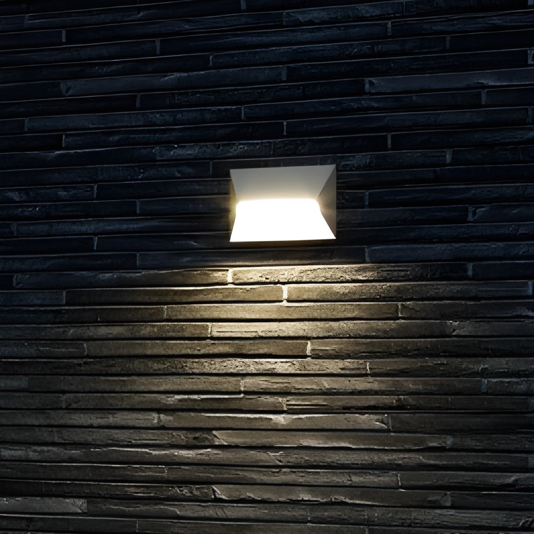 Nordlux Pontio - Buiten Wandverlichting - 27 X 9 X 19 Cm - IP54 - Beige