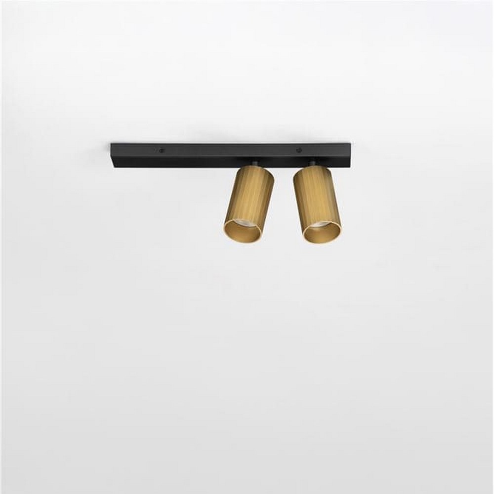 Nova Luce Zelos - opbouwspot 2L - 35 x 13,7 x 6 cm - goud