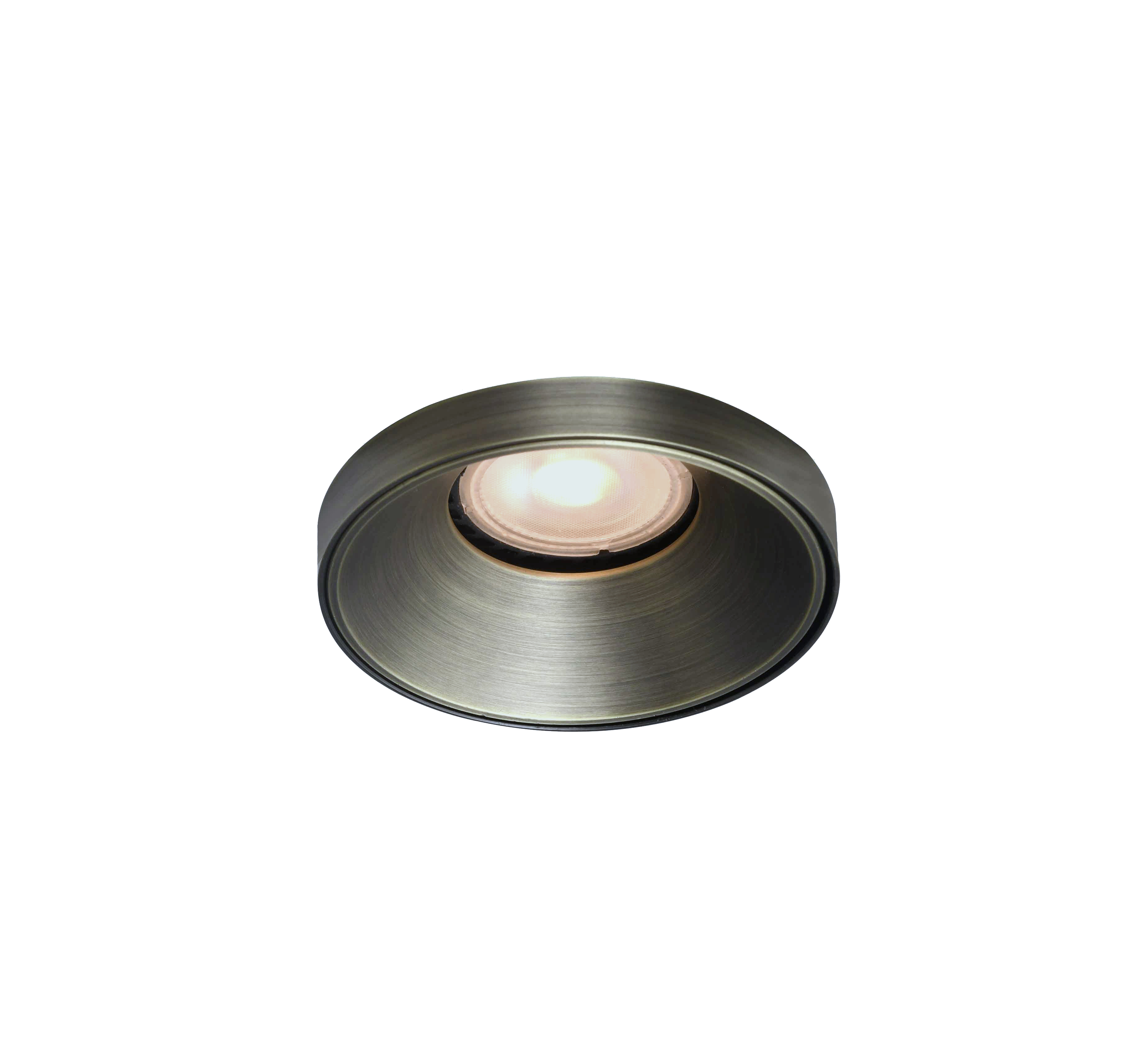 Artdelight Malmo - Inbouwspot - Ø 85 Mm, Ø 75 Mm Inbouwmaat - Licht Brons