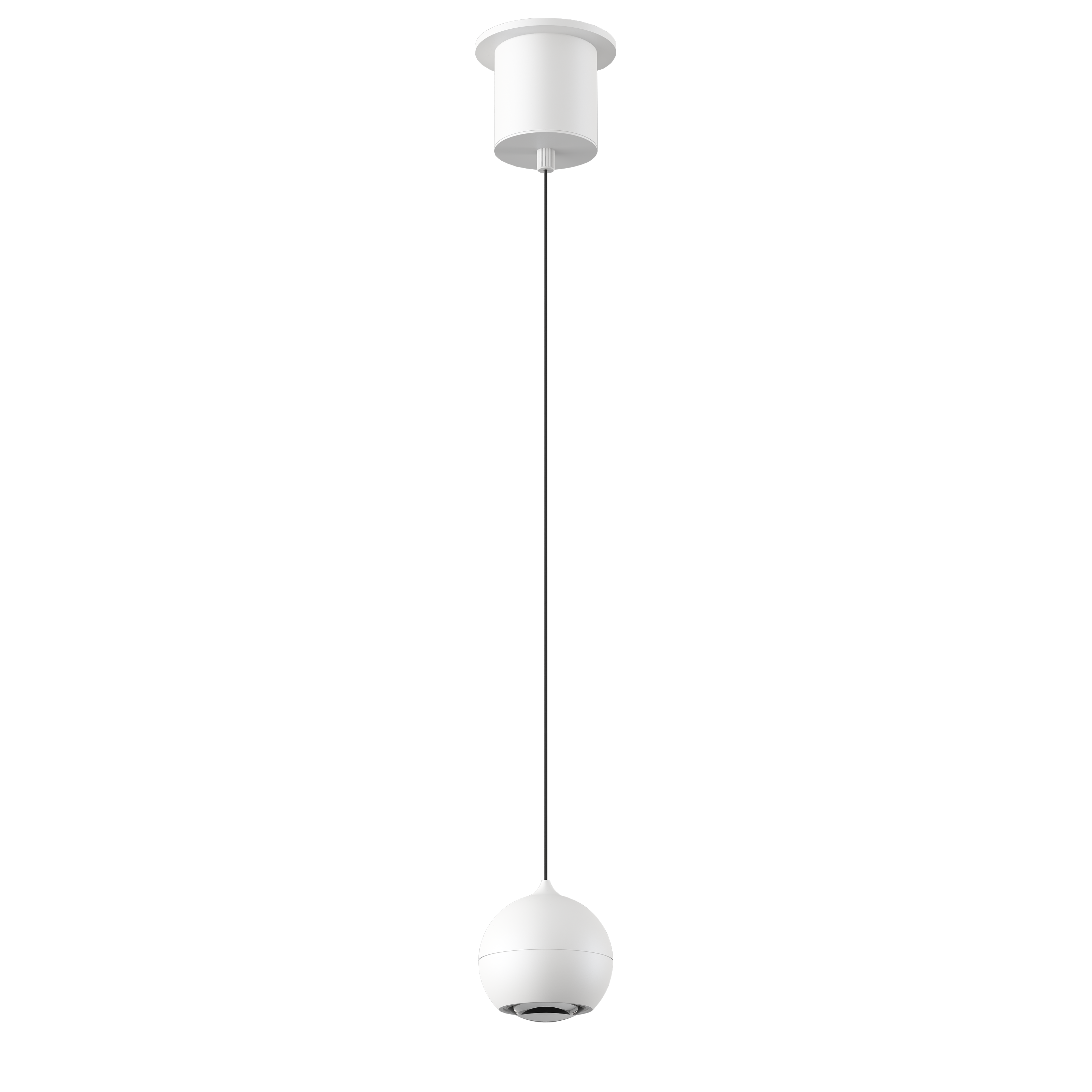 Artdelight Miami - Hanglamp - Ø 10 X 218 Cm - 10,8W Dimbare LED Incl. - Wit