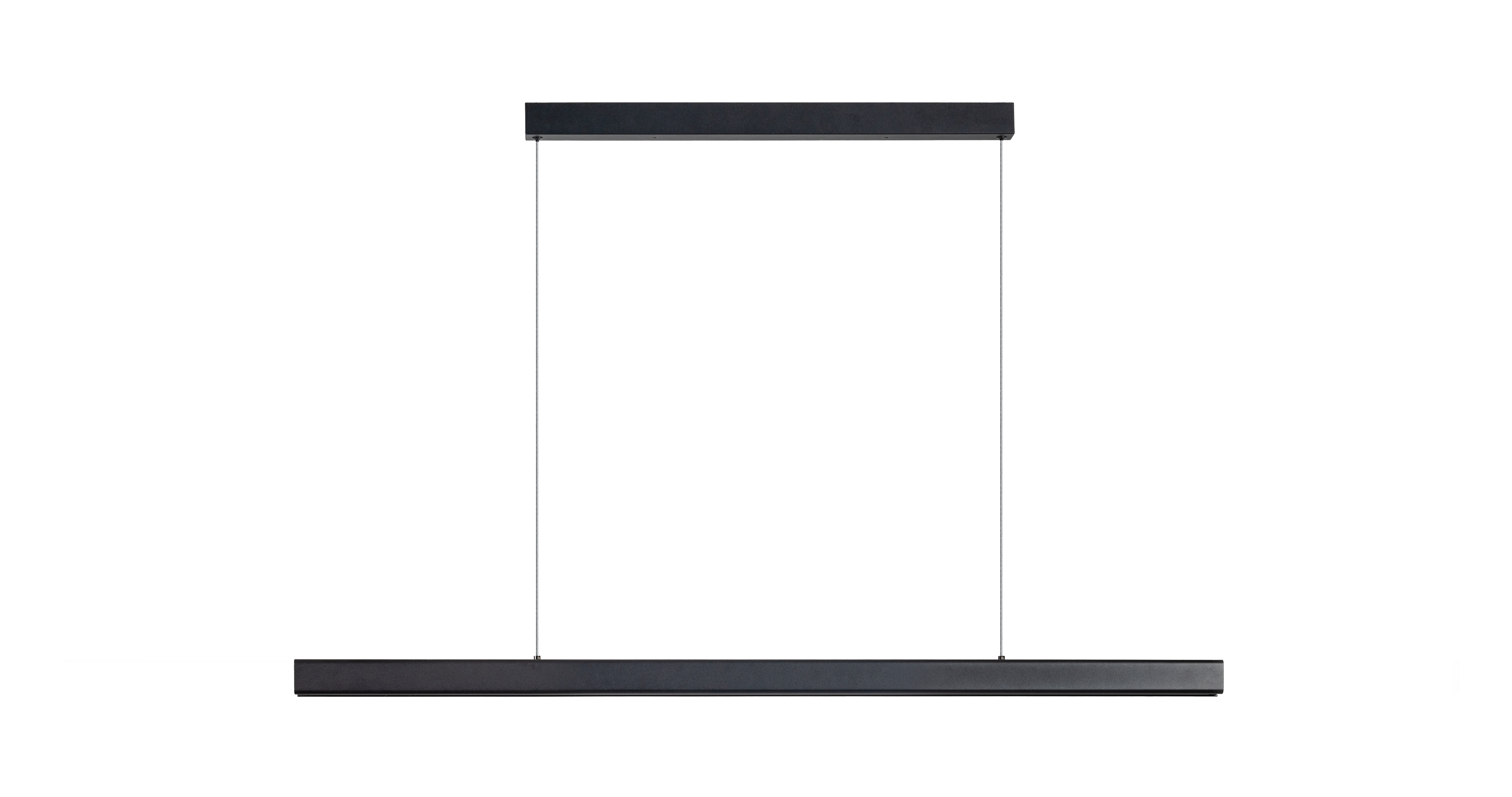 Eth Lyne - Hanglamp - 120 X 4, 5 X 200 Cm - 32W Dimbaar Led Incl. - Zwart
