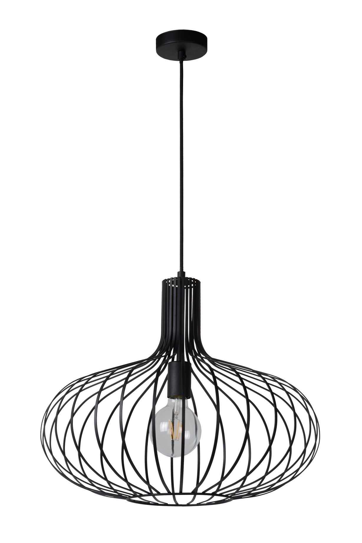 Lucide Manuela - Suspension - Ø 50 cm - Noir