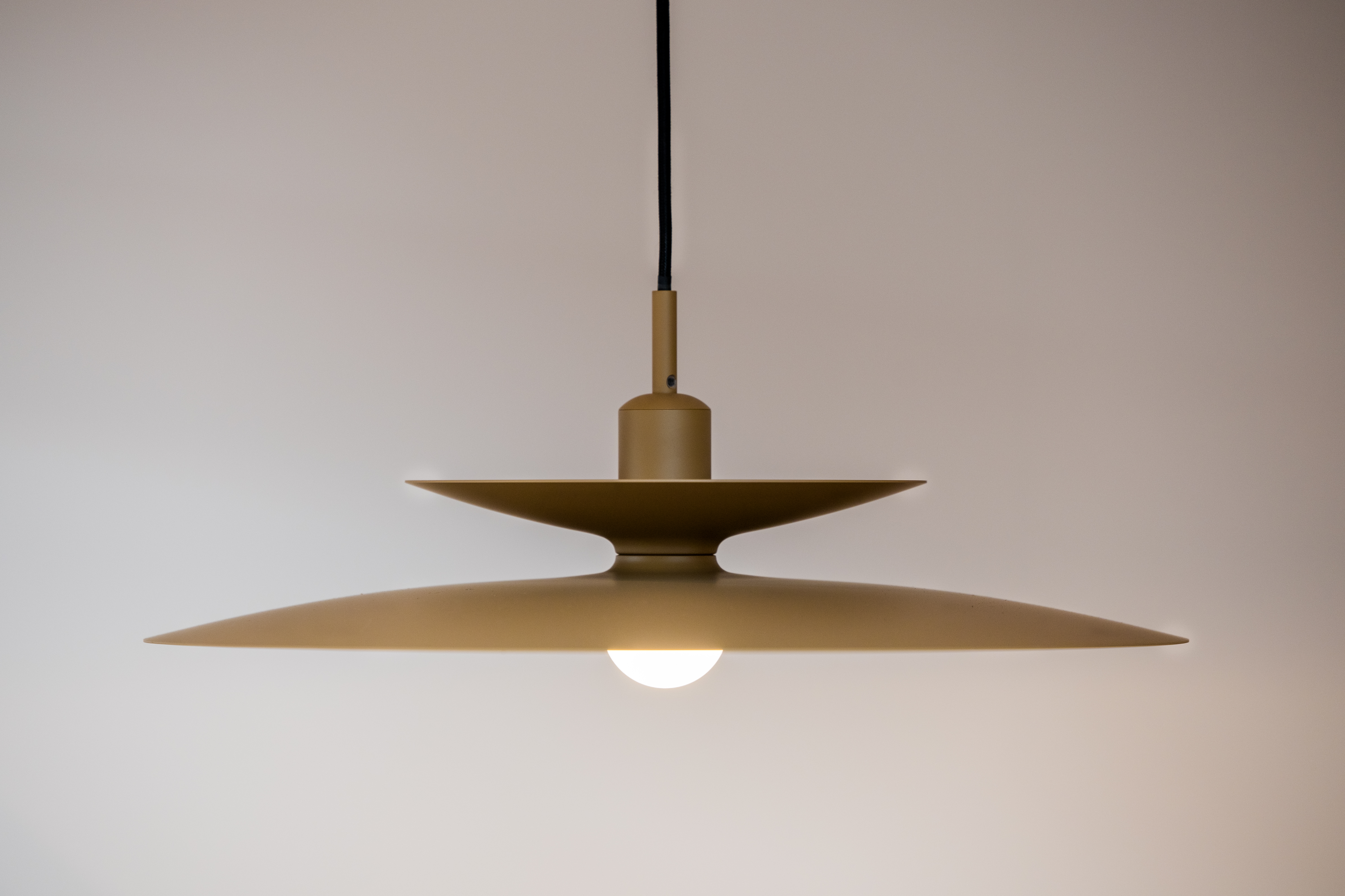 Artdelight Linares - Hanglamp - Ø 50 X 16,5 Cm - Bruin