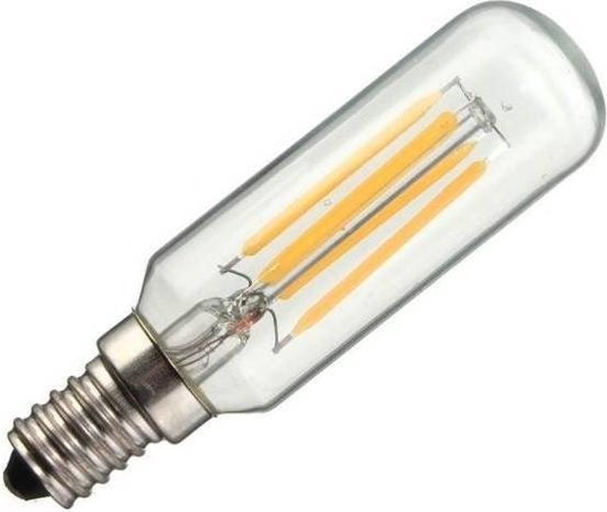 Eth Led Lamp - Ø 2, 5 X 8, 5 Cm - E14 - 4W Niet Dimbaar - 1800K - Transparant