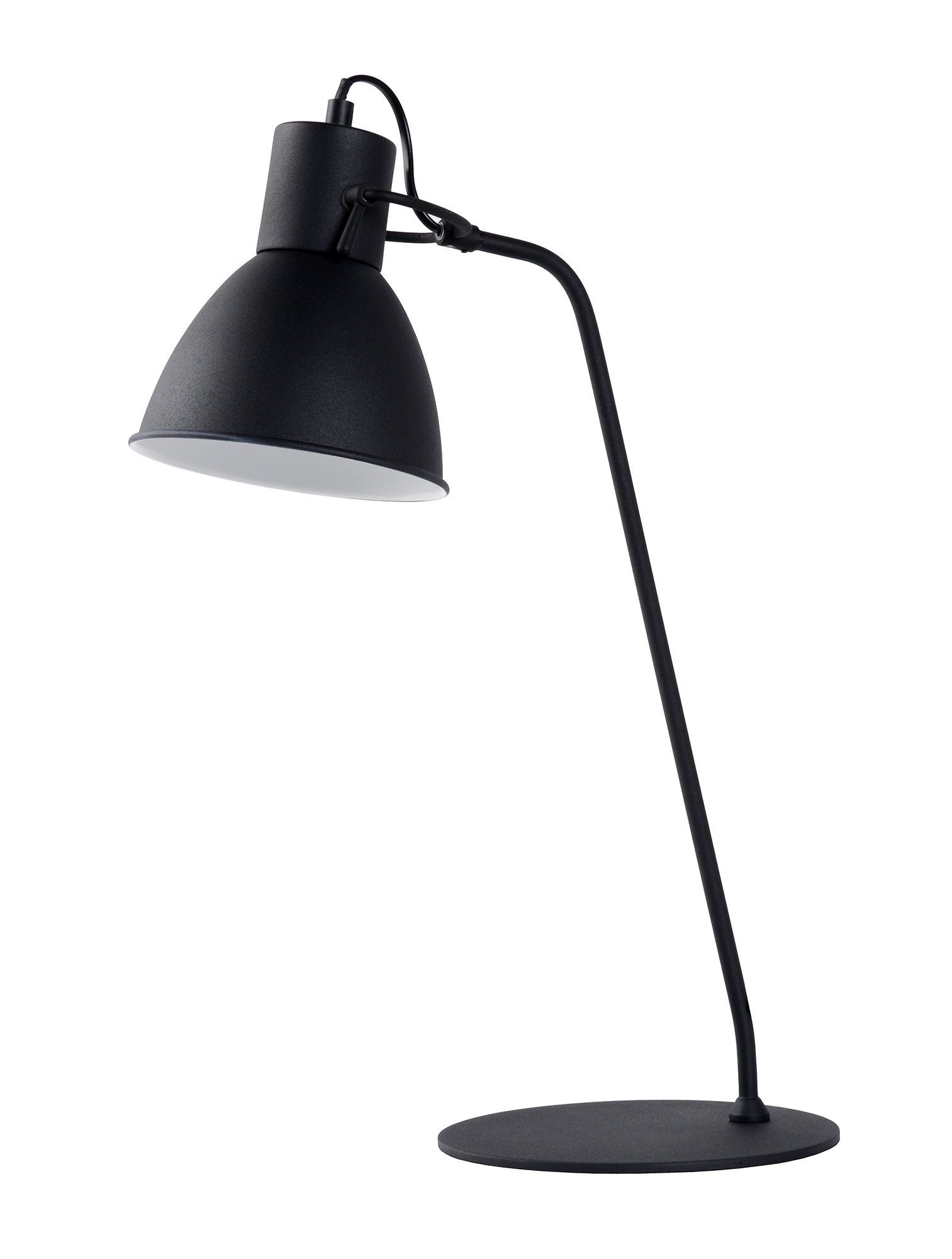 Lucide Shadi - Lampe De Bureau - Ø 20 cm - Noir