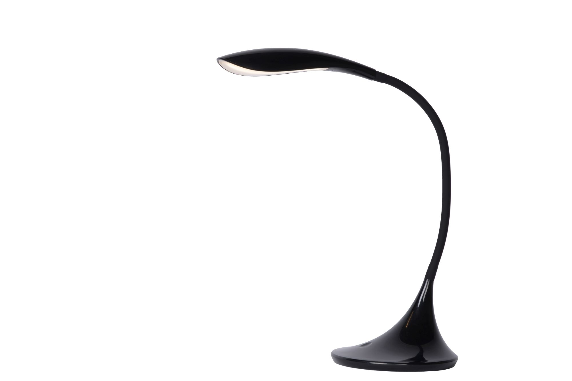 Lucide Emil - Lampe De Bureau - Ø 17 cm - Led Dim. - 1x4W 3000K - Noir
