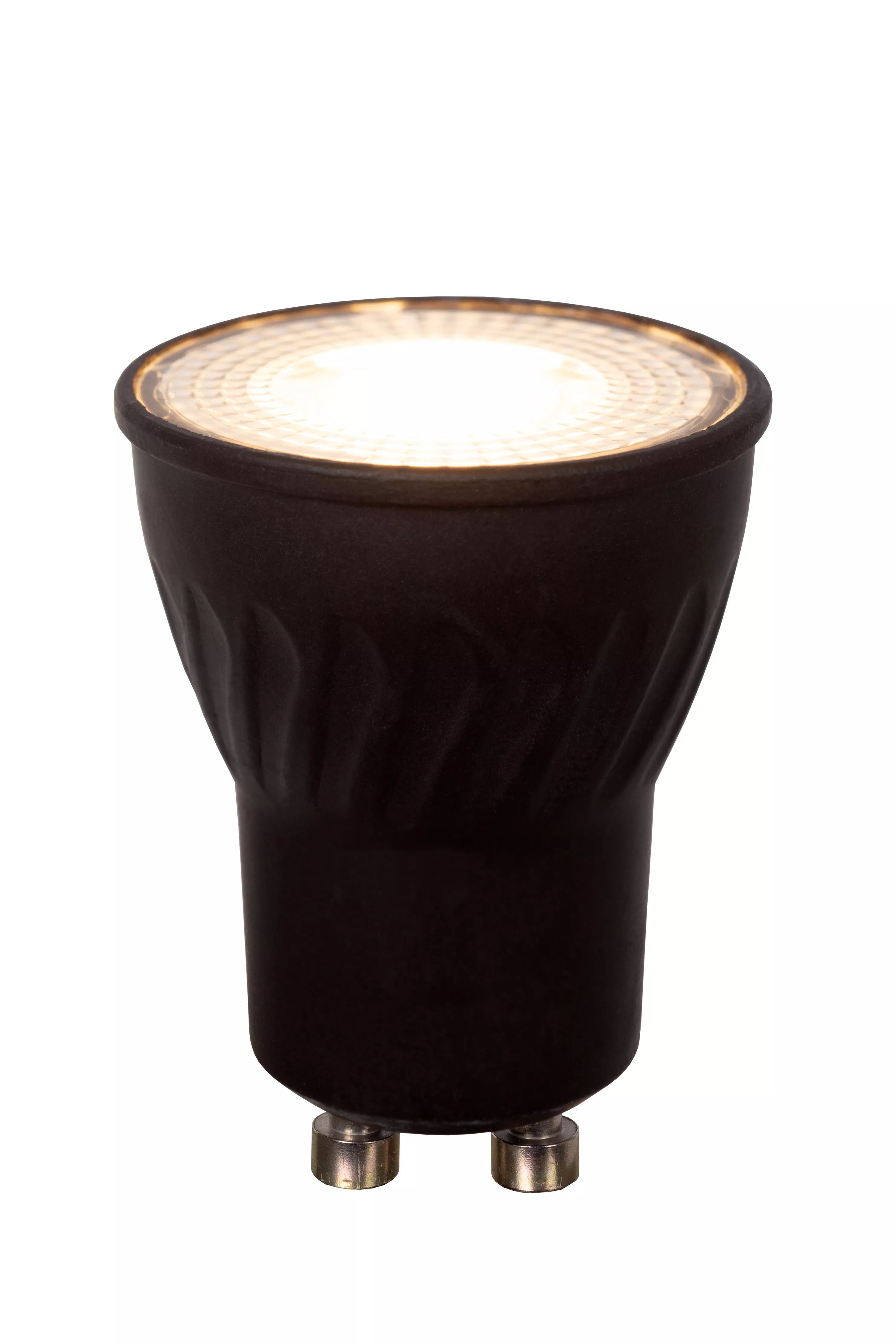 Lucide Led-spot - Ø 3, 5 X 4, 6 Cm - GU10 (mini) - 3, 8W Dimbaar - 2700K - Zwart