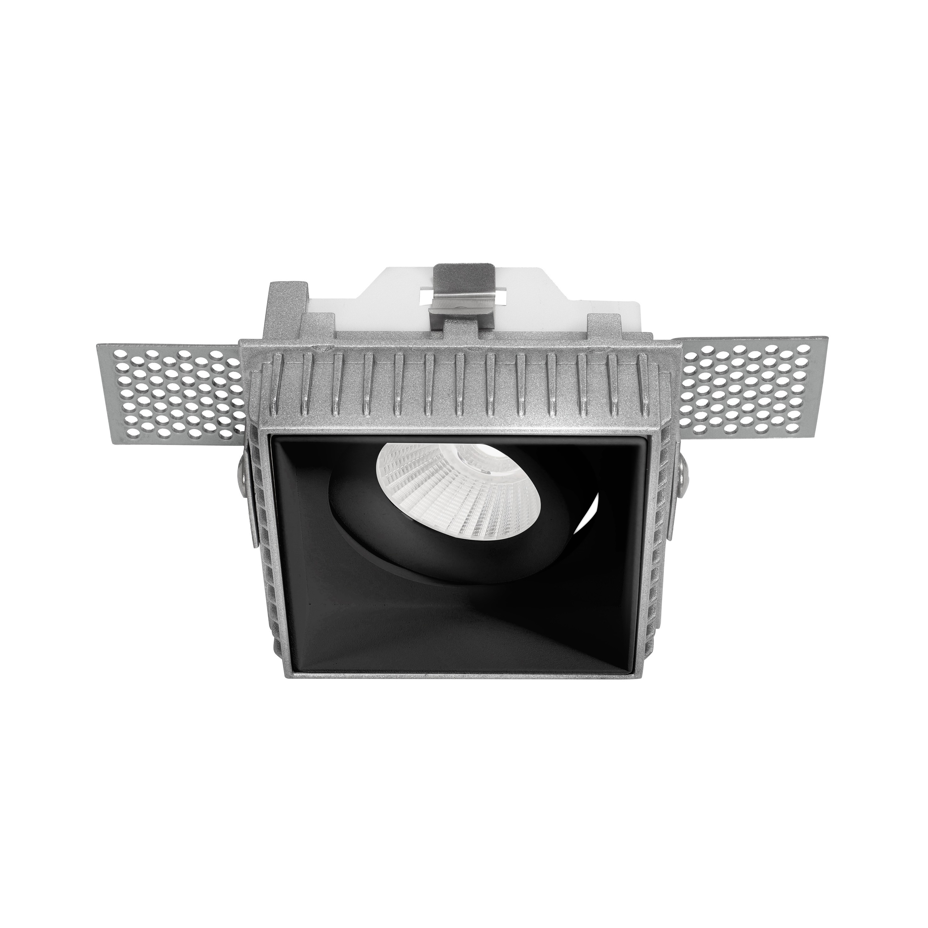 Nova Luce Brad - Trimless Inbouwspot - 88 X 88 Mm, 85 X 85 Mm Inbouwmaat - Zwart