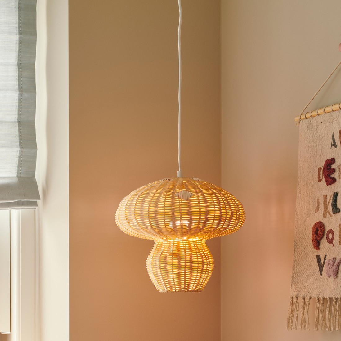 Nordlux Allie - Hanglamp - Ø 30 X 237, 9 Cm - Rotan