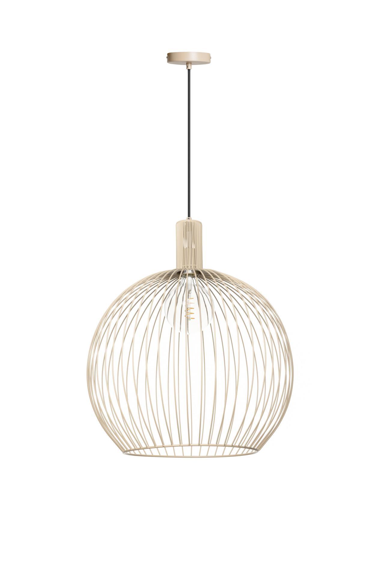 Eth Wire Sand - Hanglamp - Ø 50 X 170 Cm - Zand