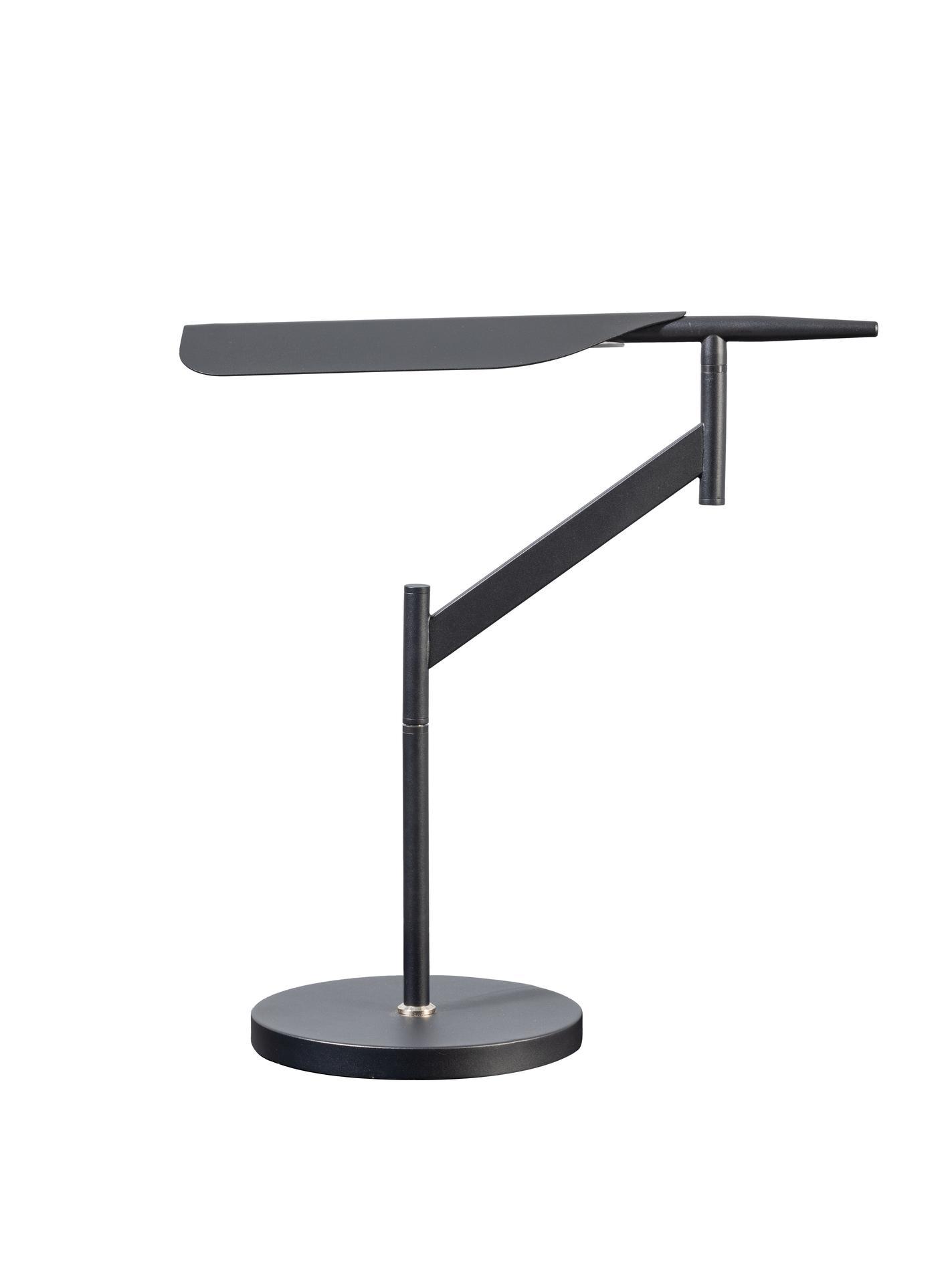 Eth Wing - Tafellamp - Ø 23 X 55 Cm - 12W Dimbaar Led Incl. - Zwart