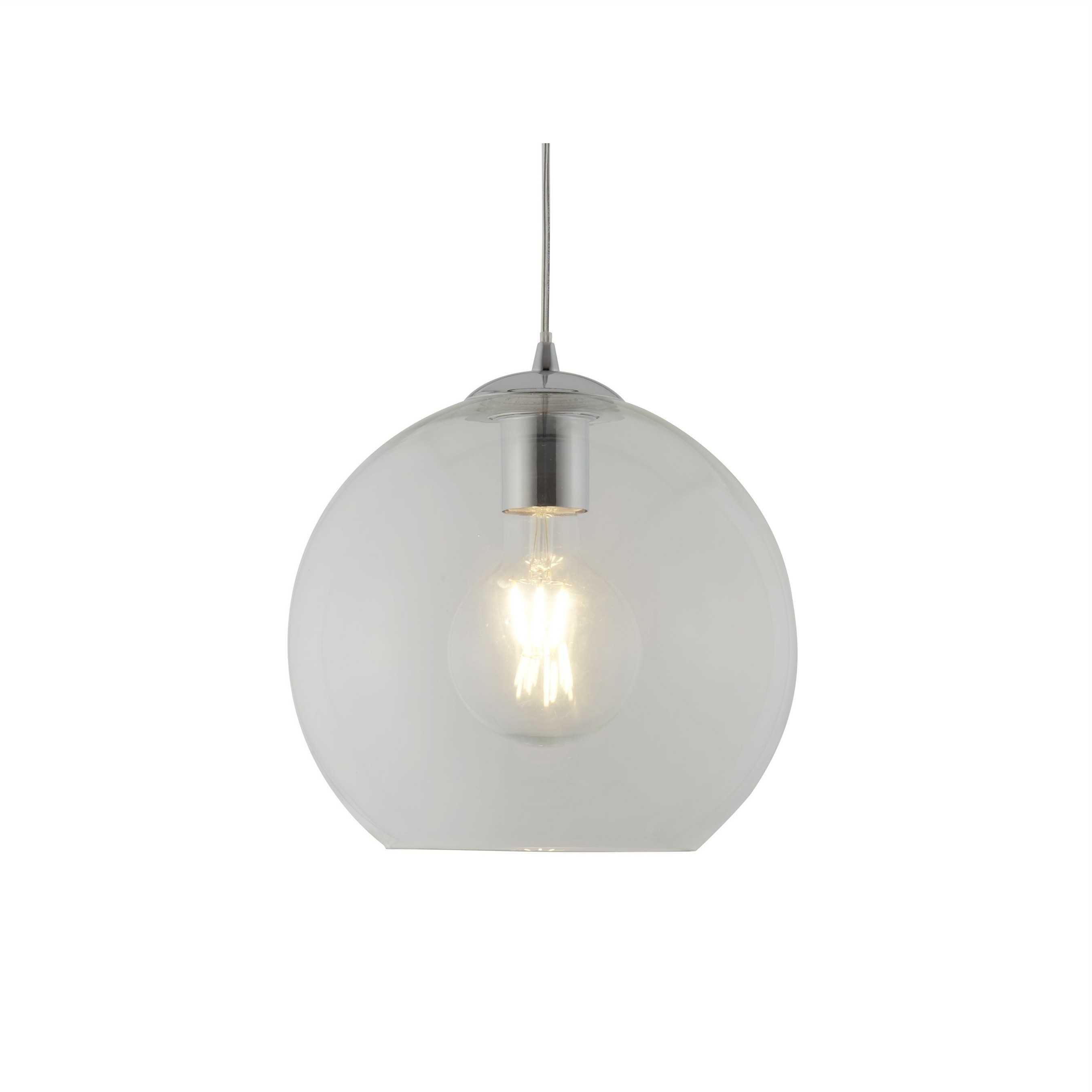 Searchlight Balls - Hanglamp - Ø 25 X 120 Cm - Transparant