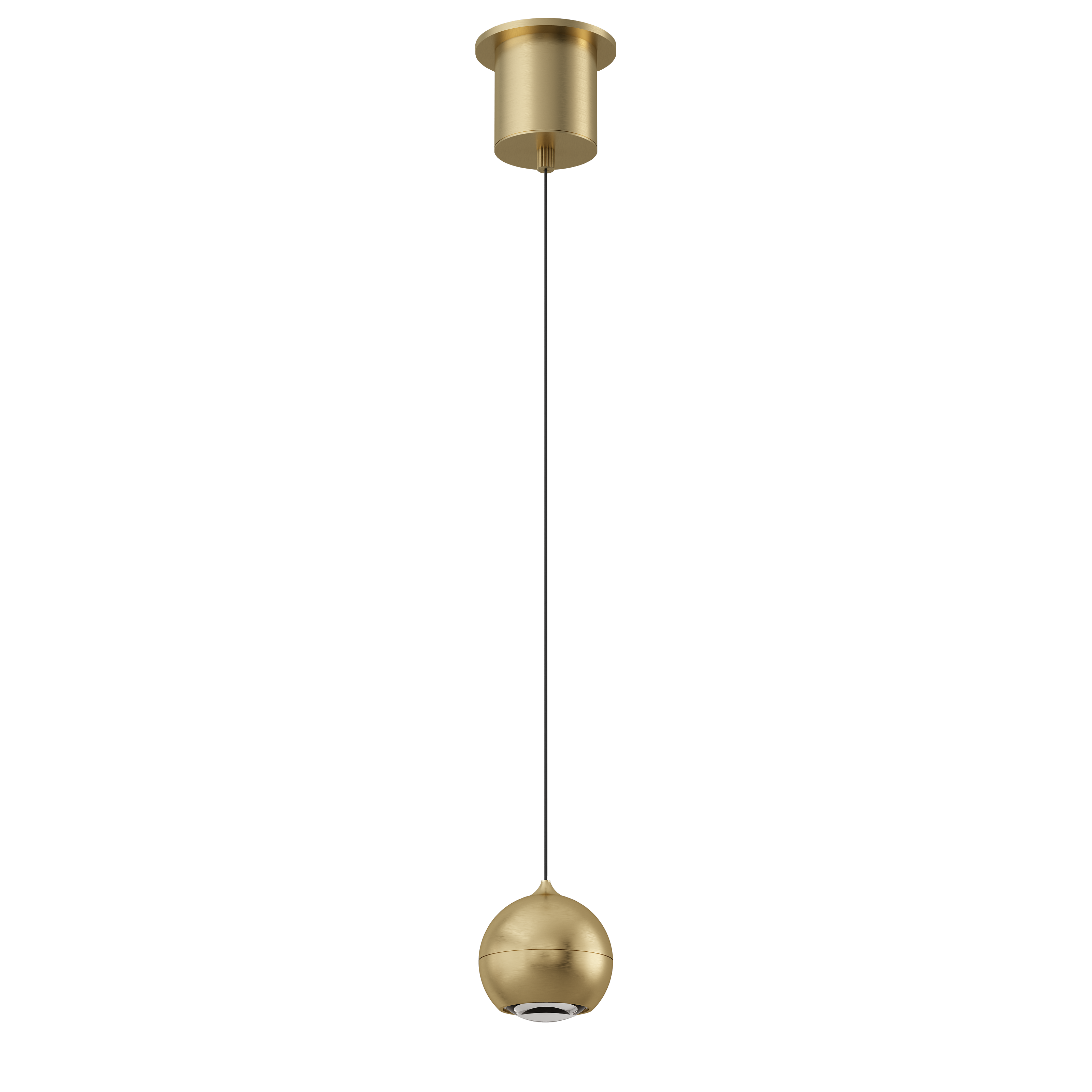 Artdelight Miami - Hanglamp - Ø 10 X 218 Cm - 10,8W Dimbare LED Incl. - Warm Goud