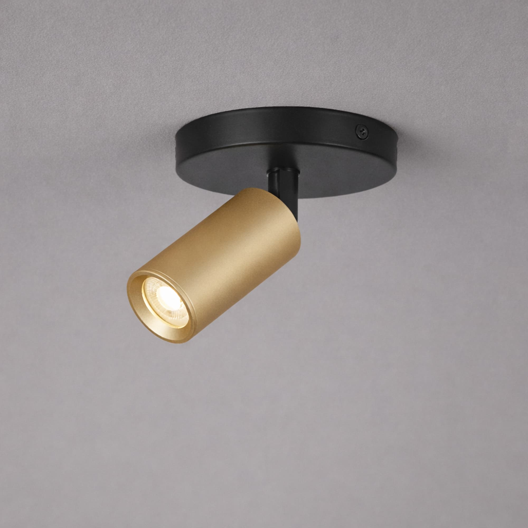 Projectlight Clara - opbouwspot - 11,5 x 10 x 10 cm - goud