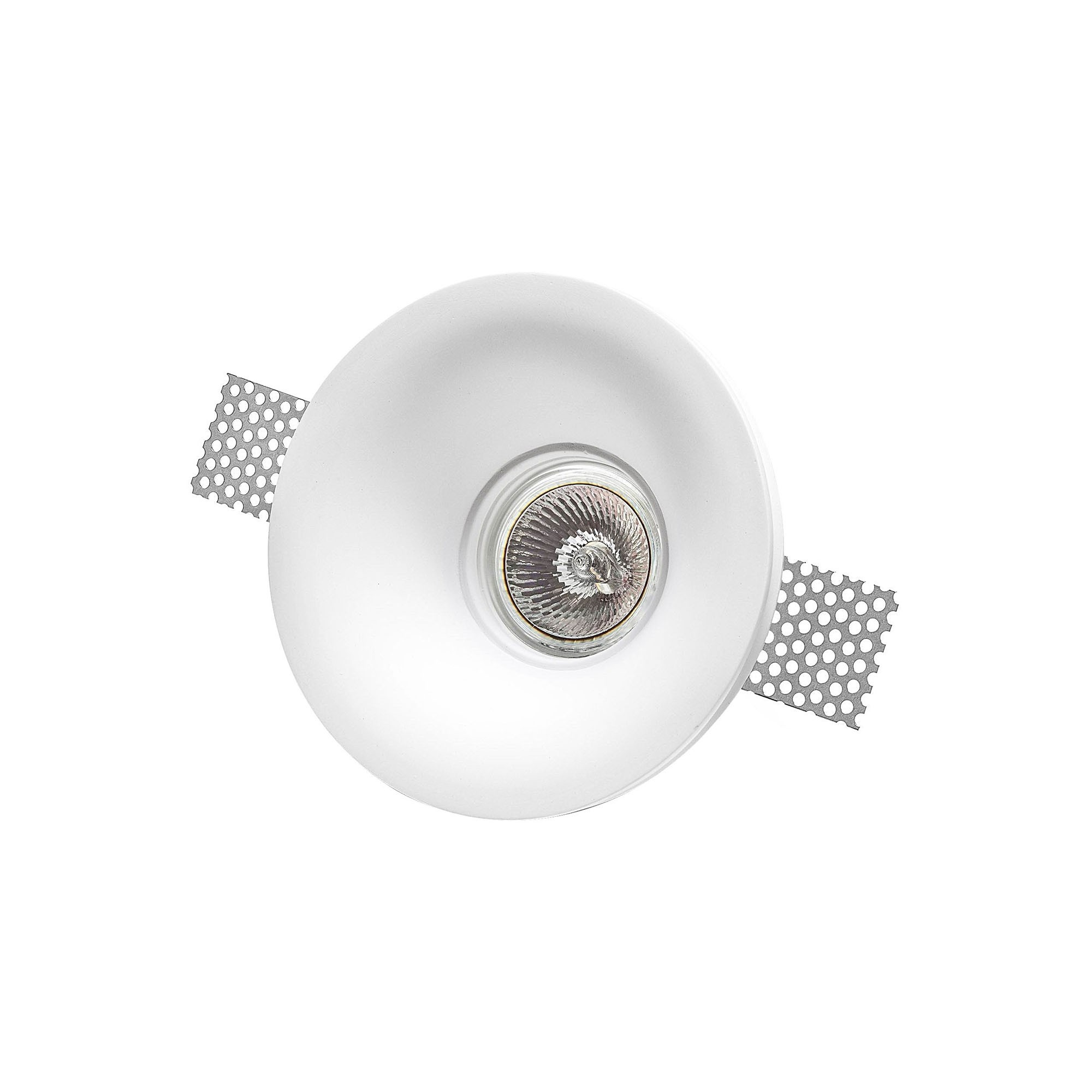Nova Luce Cosimo - Inbouwspot - Ø 120 Mm, Ø 125 Mm Inbouwmaat - Wit Gips