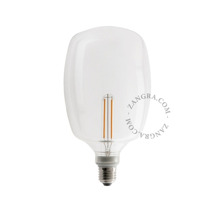 Zangra Led Filament Lamp Dimbaar - Ø 12 X 20 Cm - E27 - 4W - 2700K