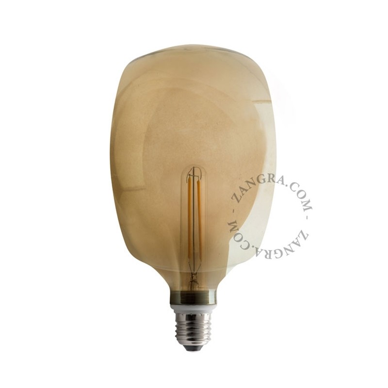 Zangra Led Filament Lamp Dimbaar - Ø 12 X 20 Cm - E27 - 4W - 2200K