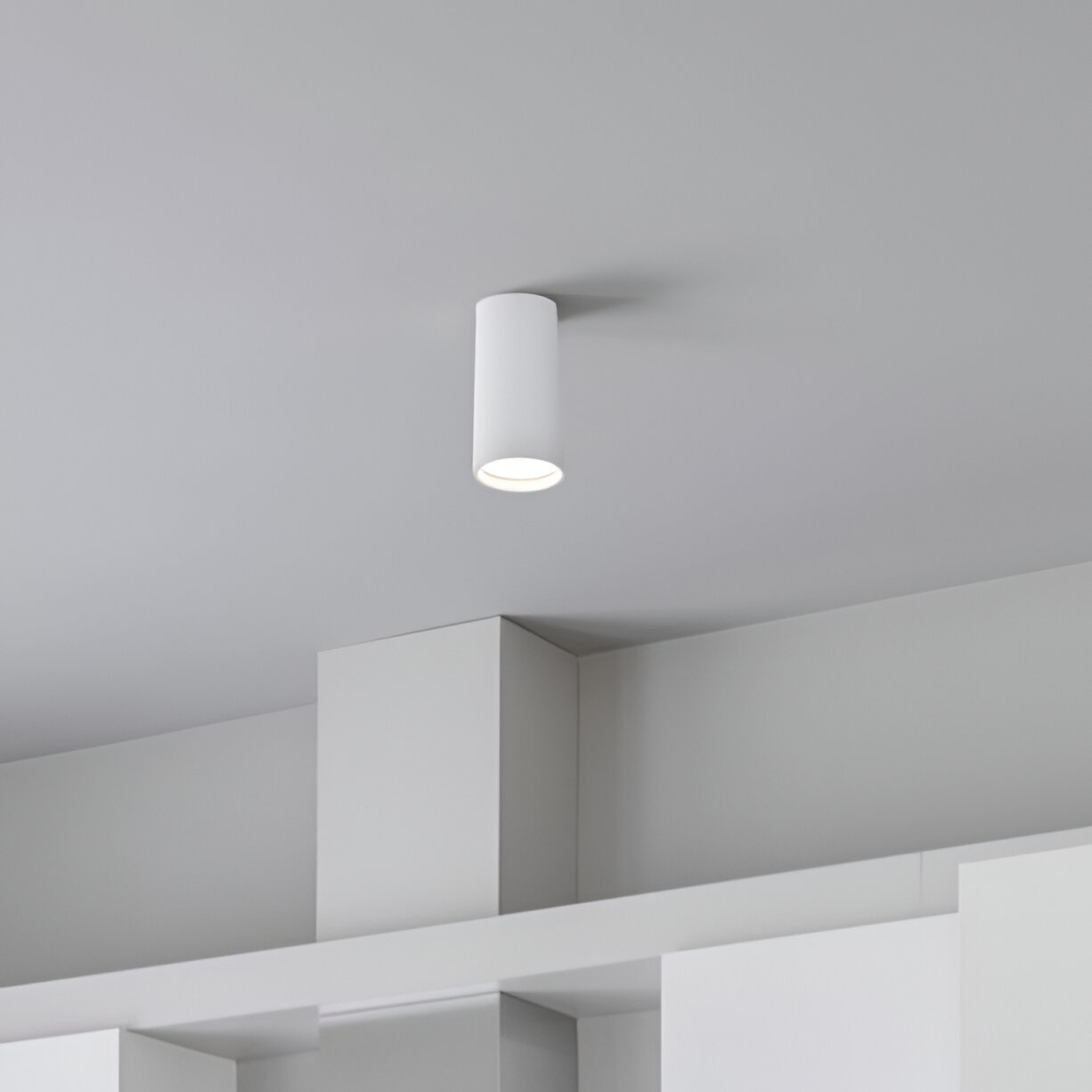 Lutec Stag - Opbouwspot - Slimme Verlichting - Lutec Connect - Ø 5, 4 X 13 Cm - 4, 7W Led Incl. - Dimfunctie En Instelbare Lichtkleur Via App - Wit