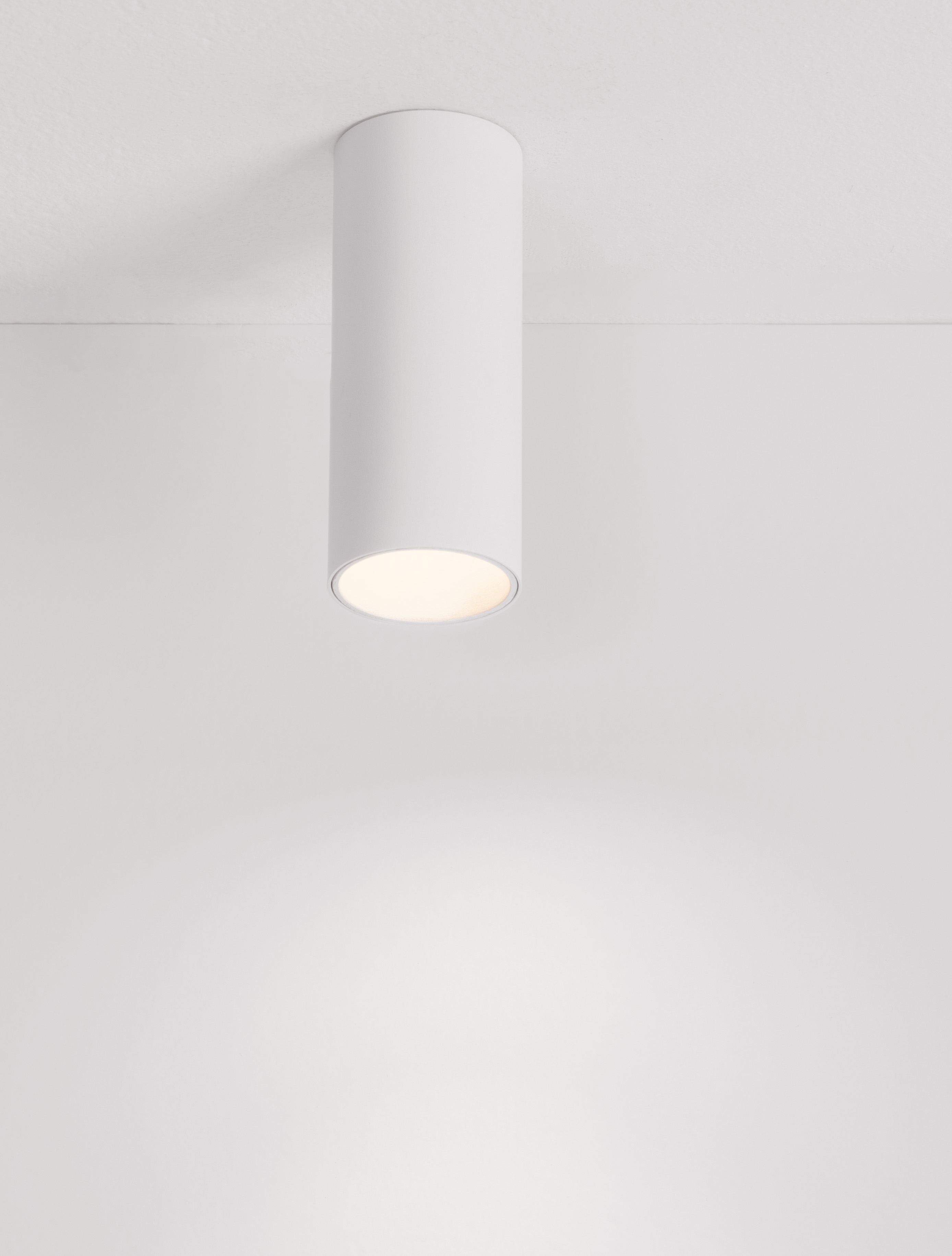 Nova Luce Mor - opbouwspot - Ø 4 x 10 cm - wit