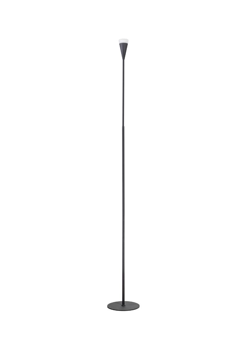 Eth Defender - Vloerlamp - Ø 7 X 180 Cm - Zwart