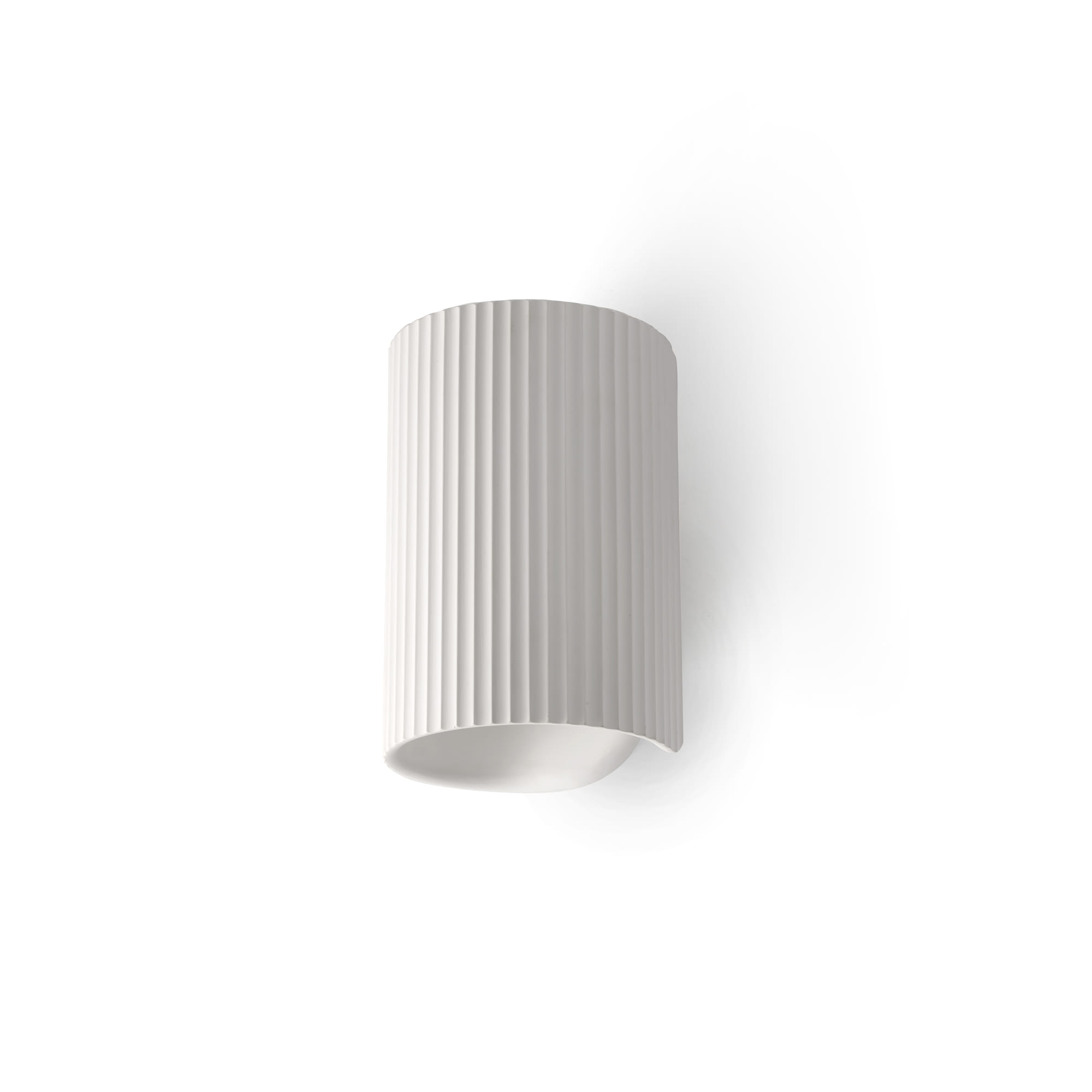 Faro Trama 1L - Wandlamp - Ø 12 X 18 Cm - Wit