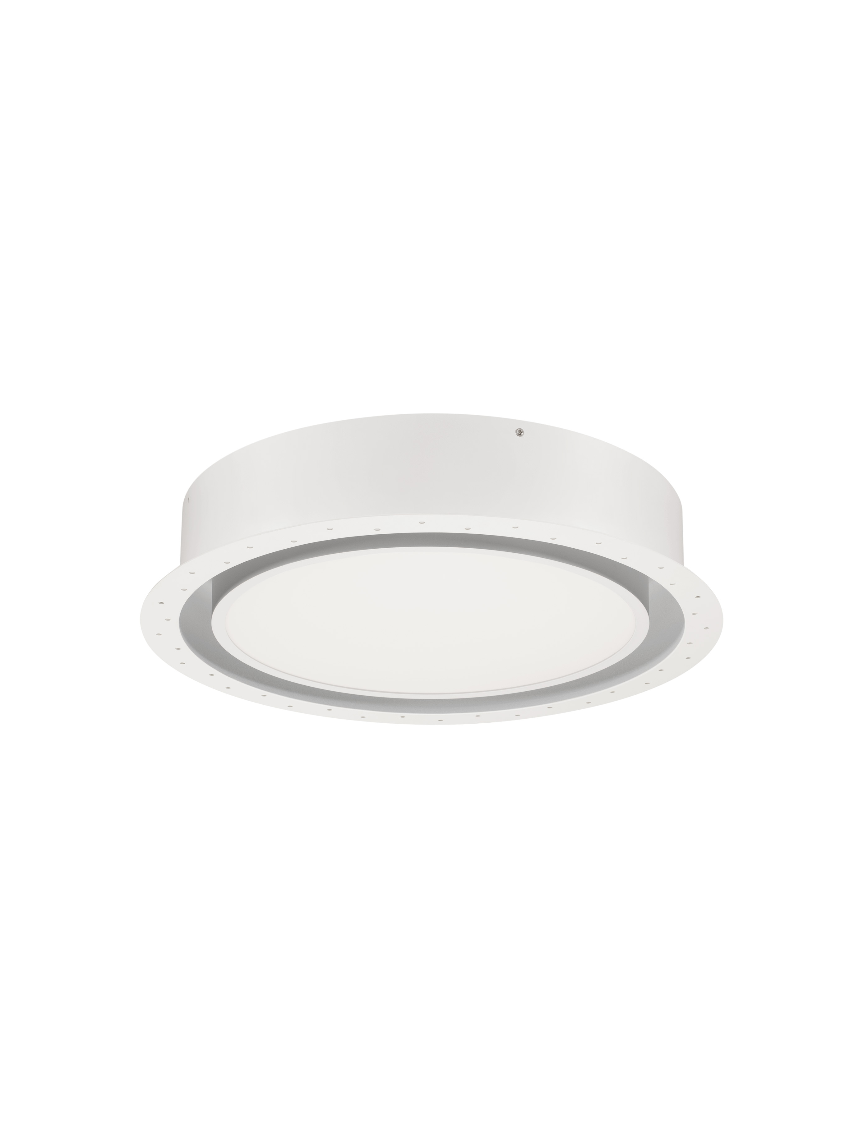 Nova Luce Perfect Profile Trimless - inbouwspot - Ø 400 mm, 475 mm inbouwmaat - 24W dimbare LED incl. - 3000K - wit