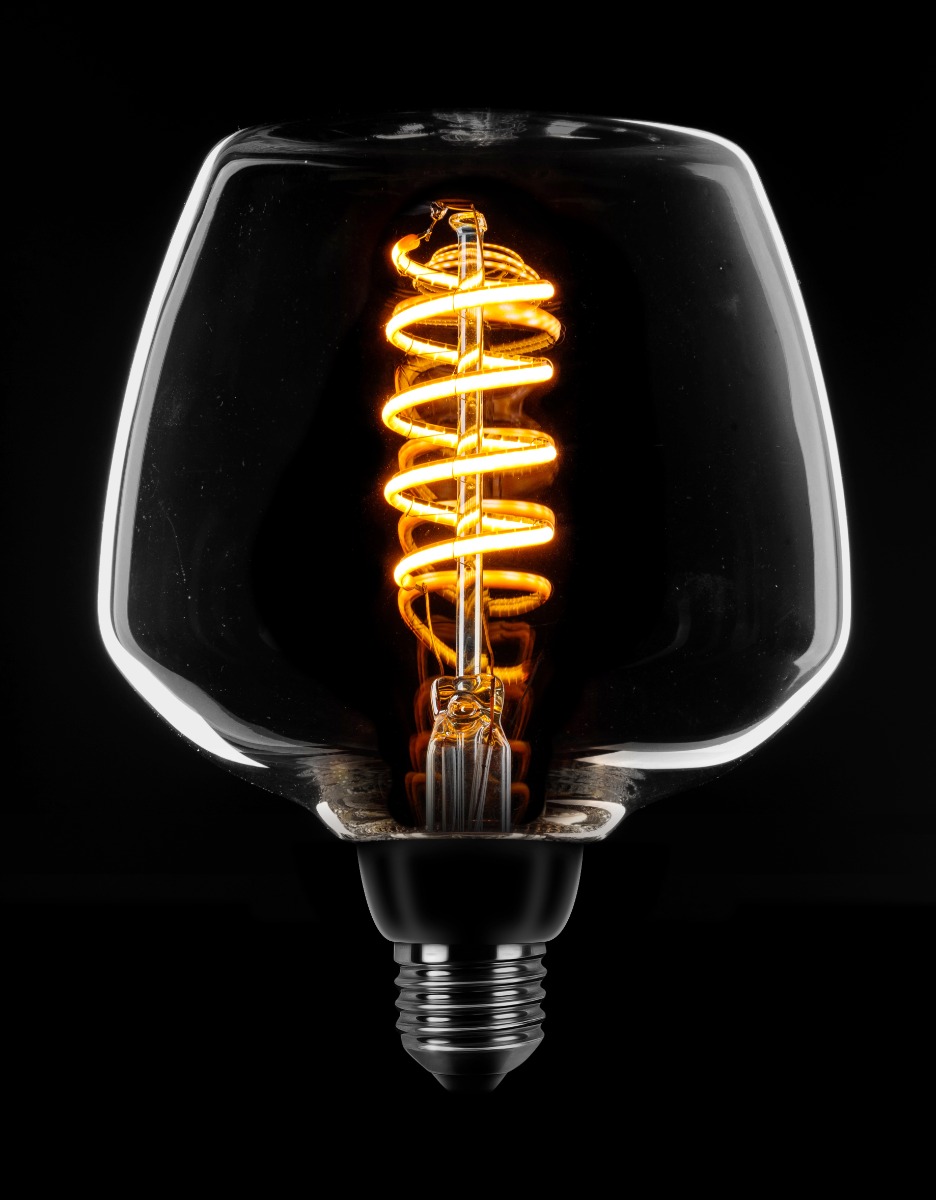 Eth Led Spiral Deco - E27 - Dimbaar - 7, 5W - Transparant