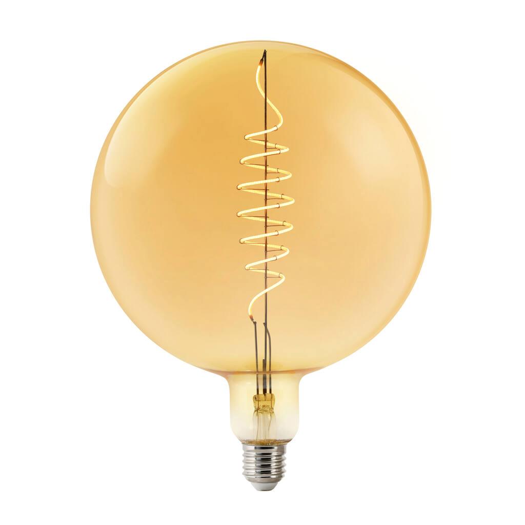 Nordlux Smart Led Lamp - Slimme Verlichting - Ø 20 X 26 Cm - E27 - 4, 7W - Dimfunctie Via App - Amber