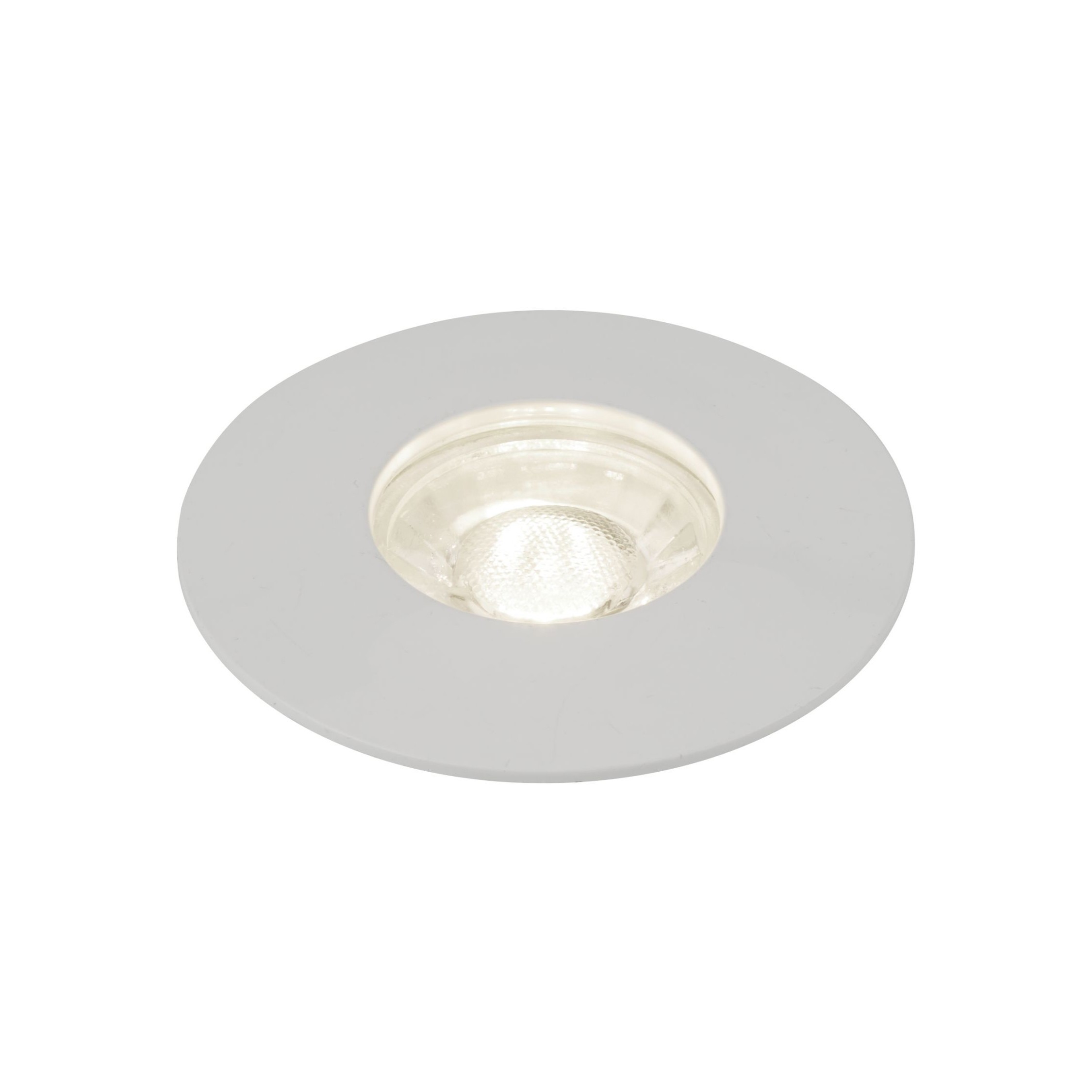 Searchlight Flush - set van 3 - Ø 100 mm, Ø 68 mm inbouwmaat - 3 x 4W LED incl. - wit