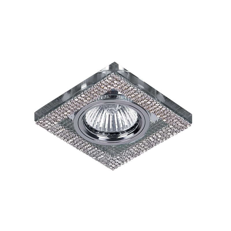 Elmark Cr-776 - Inbouwspot - Ø 90 Mm, Ø60 Mm Inbouwmaat - Chroom En Zilver