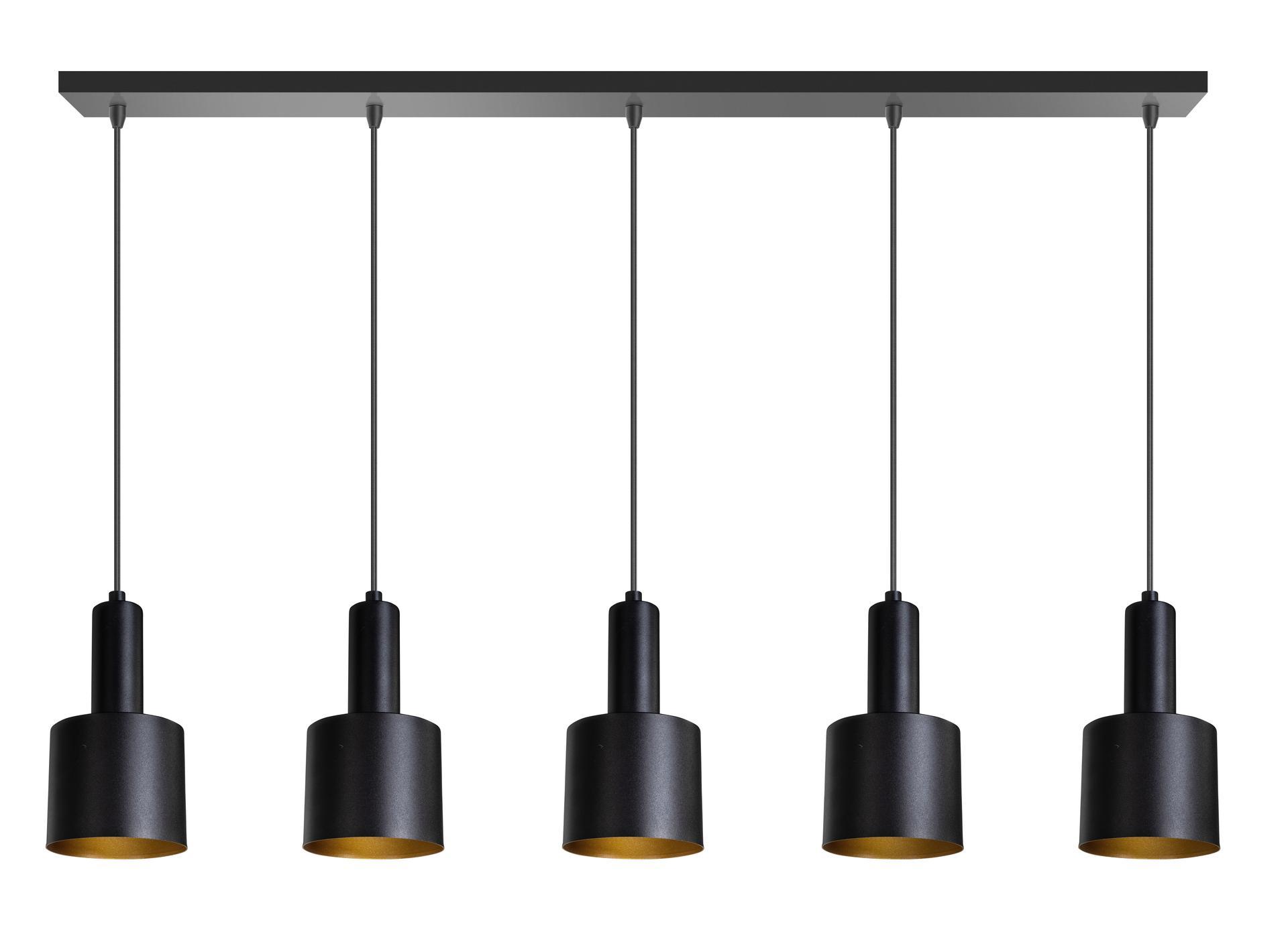 Eth Sledge - Hanglamp - 120 X 22 X 175 Cm - Zwart