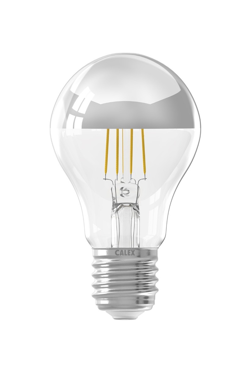 Calex Led Filament Diamantlamp - Ø 6 X 10 Cm - E27 - 4W - Dimbaar - 2700K - Transparant Met Reflector