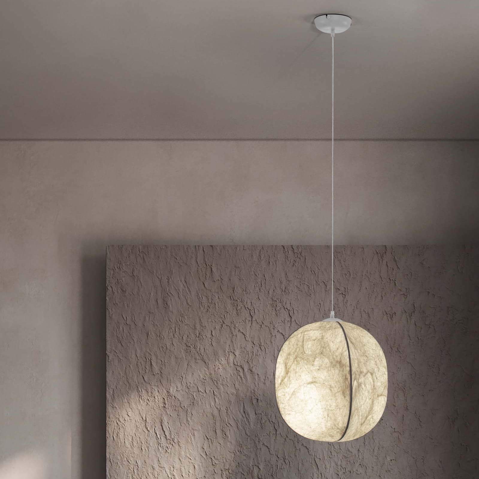 Nova Luce Pierida - Hanglamp - Ø 42 X 210 Cm - Zandwit