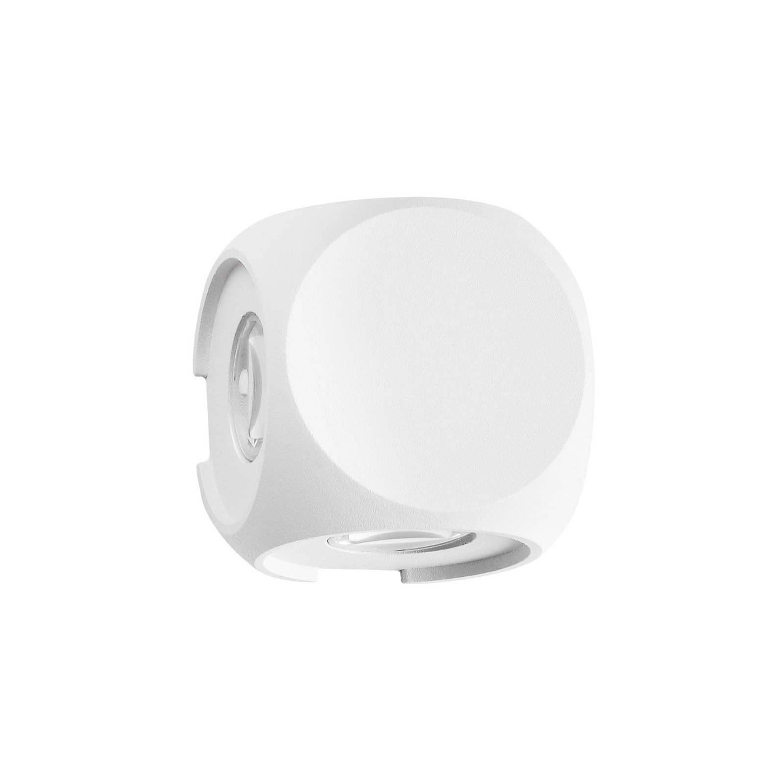 Nova Luce Zari - Buiten Wandverlichting - 5, 5 X 6, 5 X 6, 5 Cm - 4 X 1W Led Incl. - IP54 - Wit