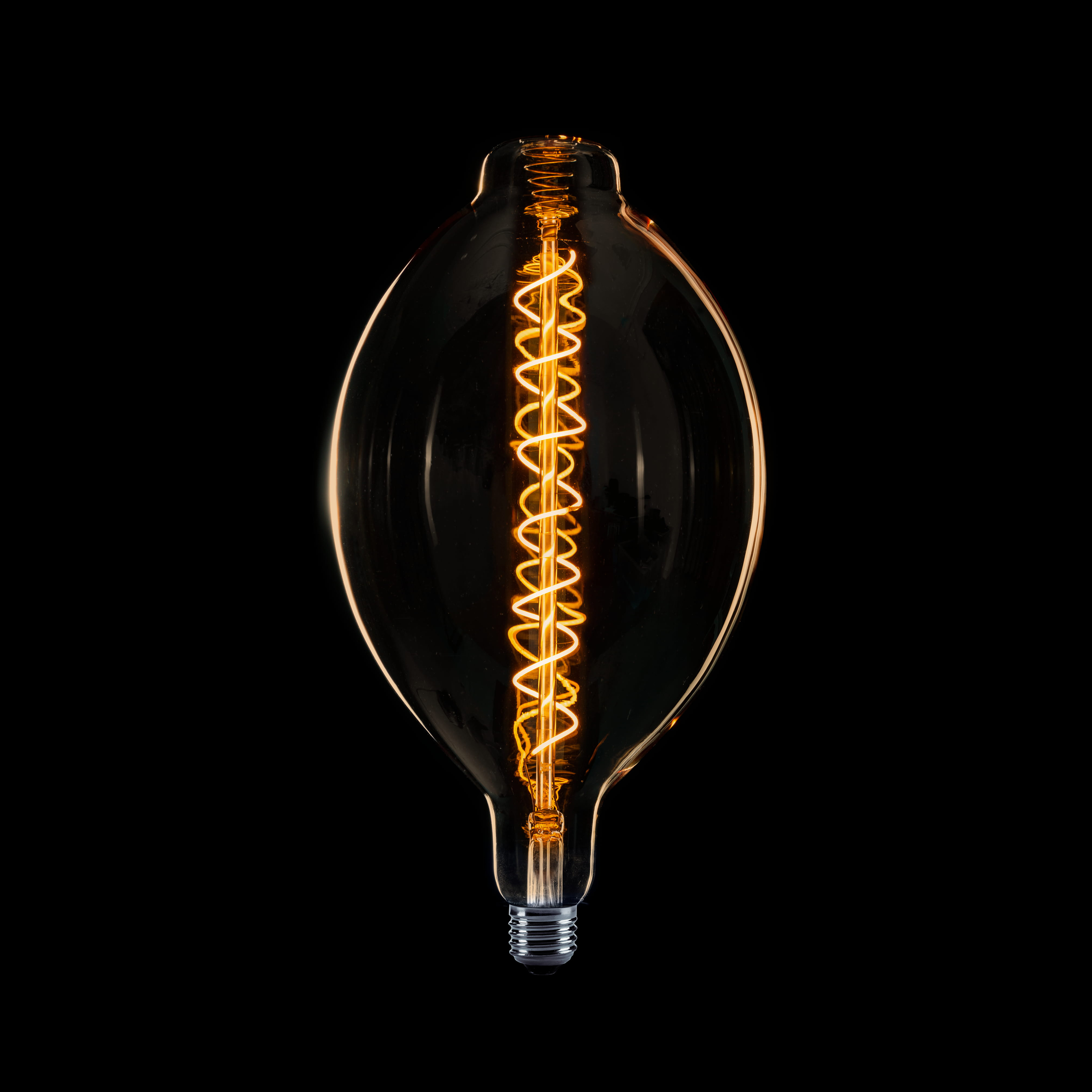 Eth Zeppelin Xxl Spiraal Led - E27 - 8W Dimbaar - 2200K - Goud