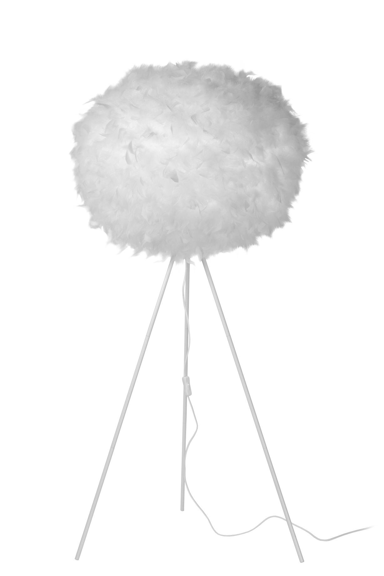 Lucide Goosy Soft - Lampadaire - Ø 50 cm - Blanc