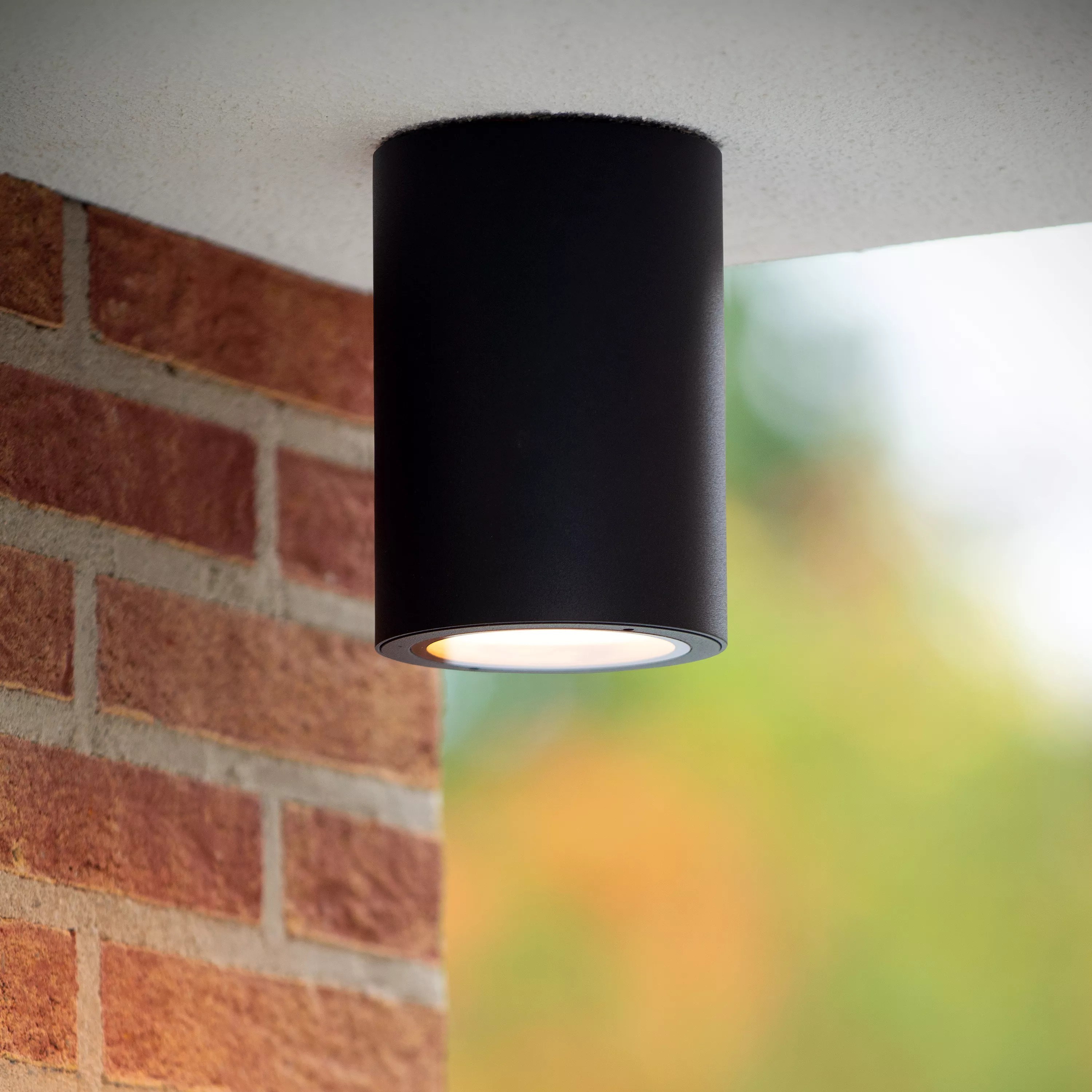 Lucide Volantis - Opbouwspot - Ø 10, 8 X 15, 5 Cm - IP54 - Zwart