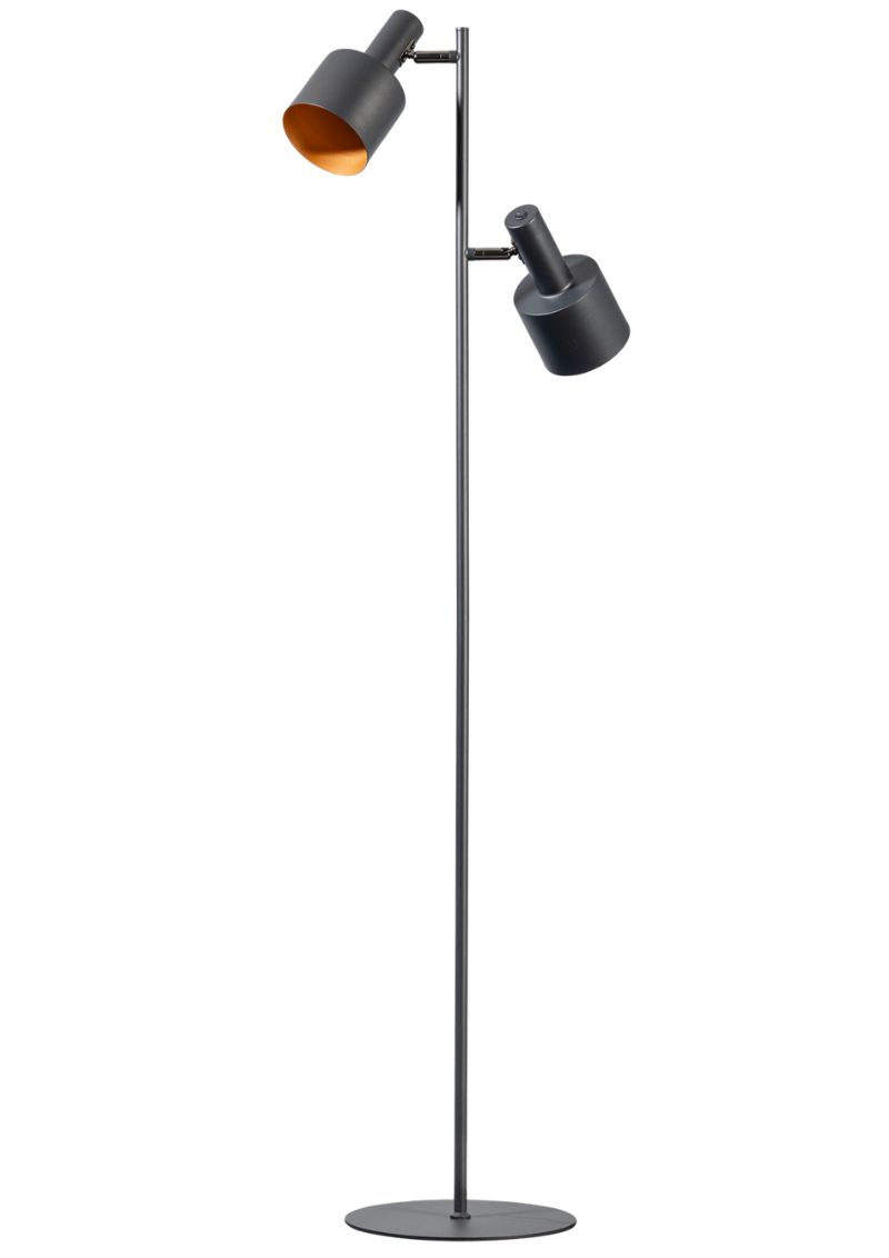 Eth Sledge - Vloerlamp - Ø 25 X 150 Cm - Zwart