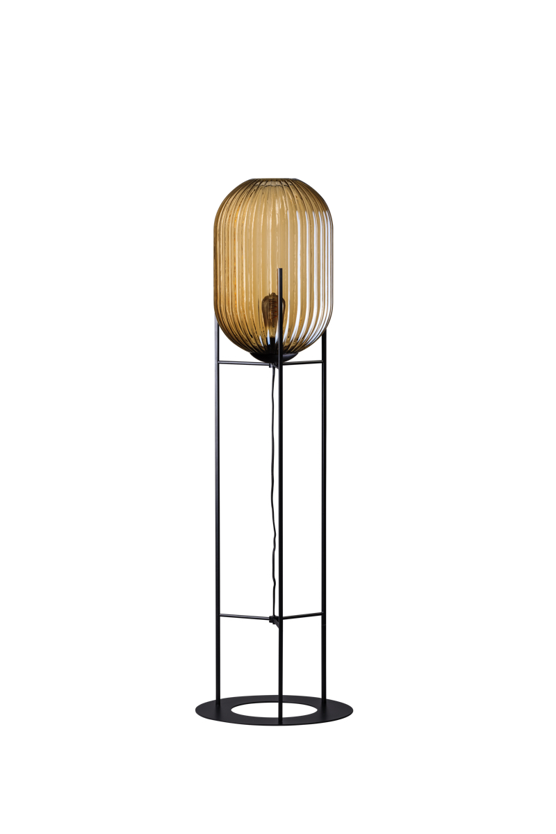 Eth Glamm - Vloerlamp - Ø 30 X 136 Cm - Goud