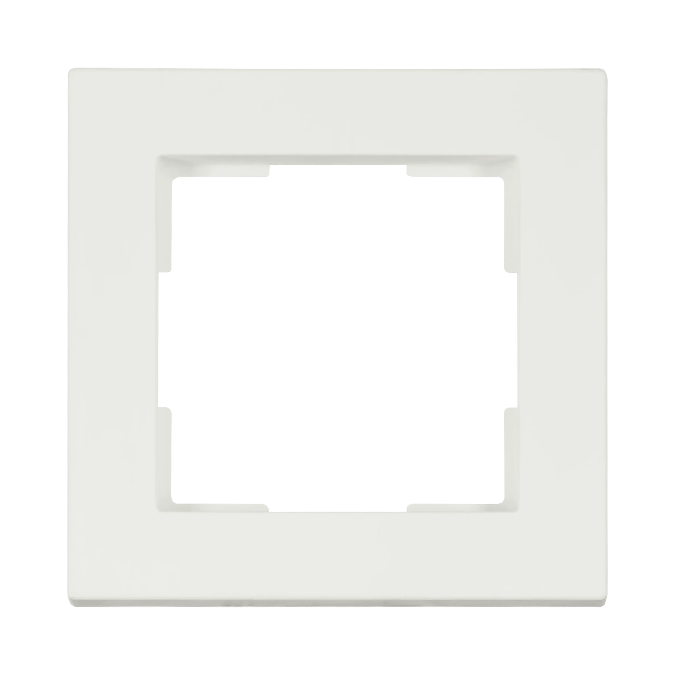 Ion Industries V1 - Enkelvoudig Afdekraam - Mat Wit