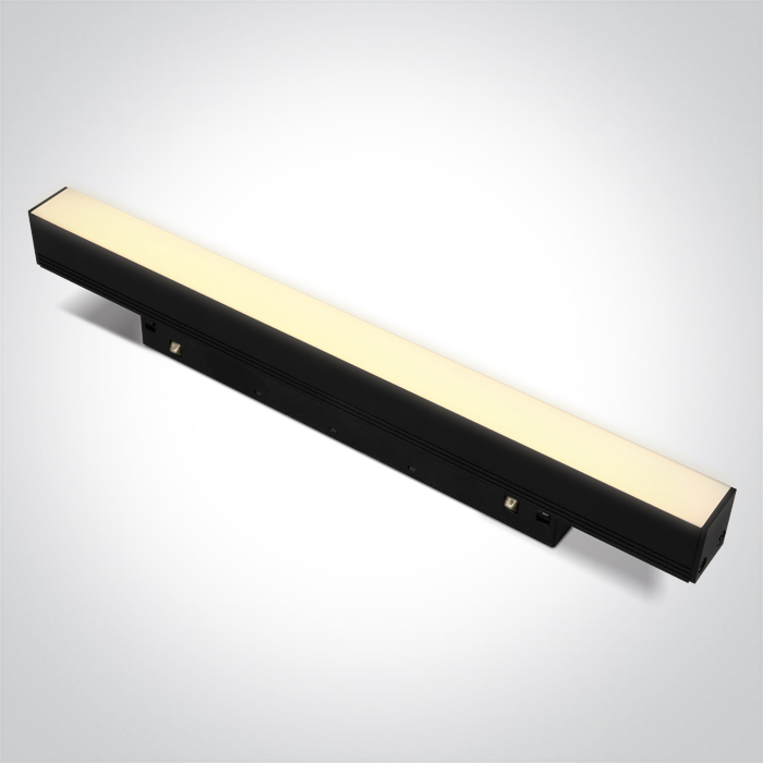 ONE Light magnetisch railsysteem MINI & MIDI - railbalk - 30 x 2,4 cm - 8W LED incl - zwart