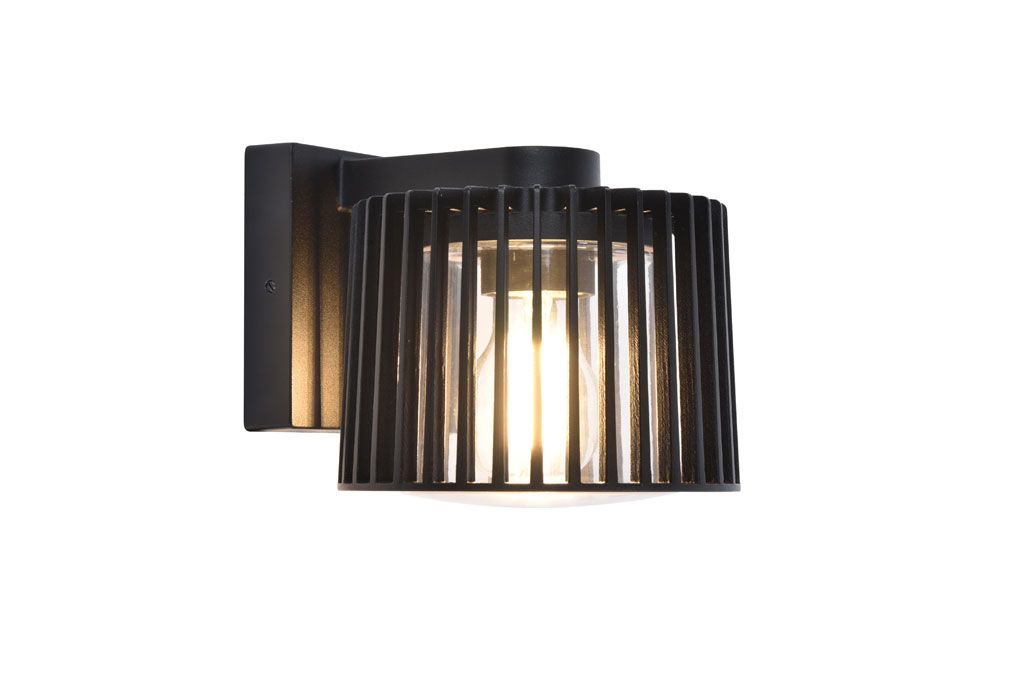 Lutec Shyne - Buiten Wandlamp - 16,1 X 19 X 15,3 Cm - IP54 - Mat Zwart
