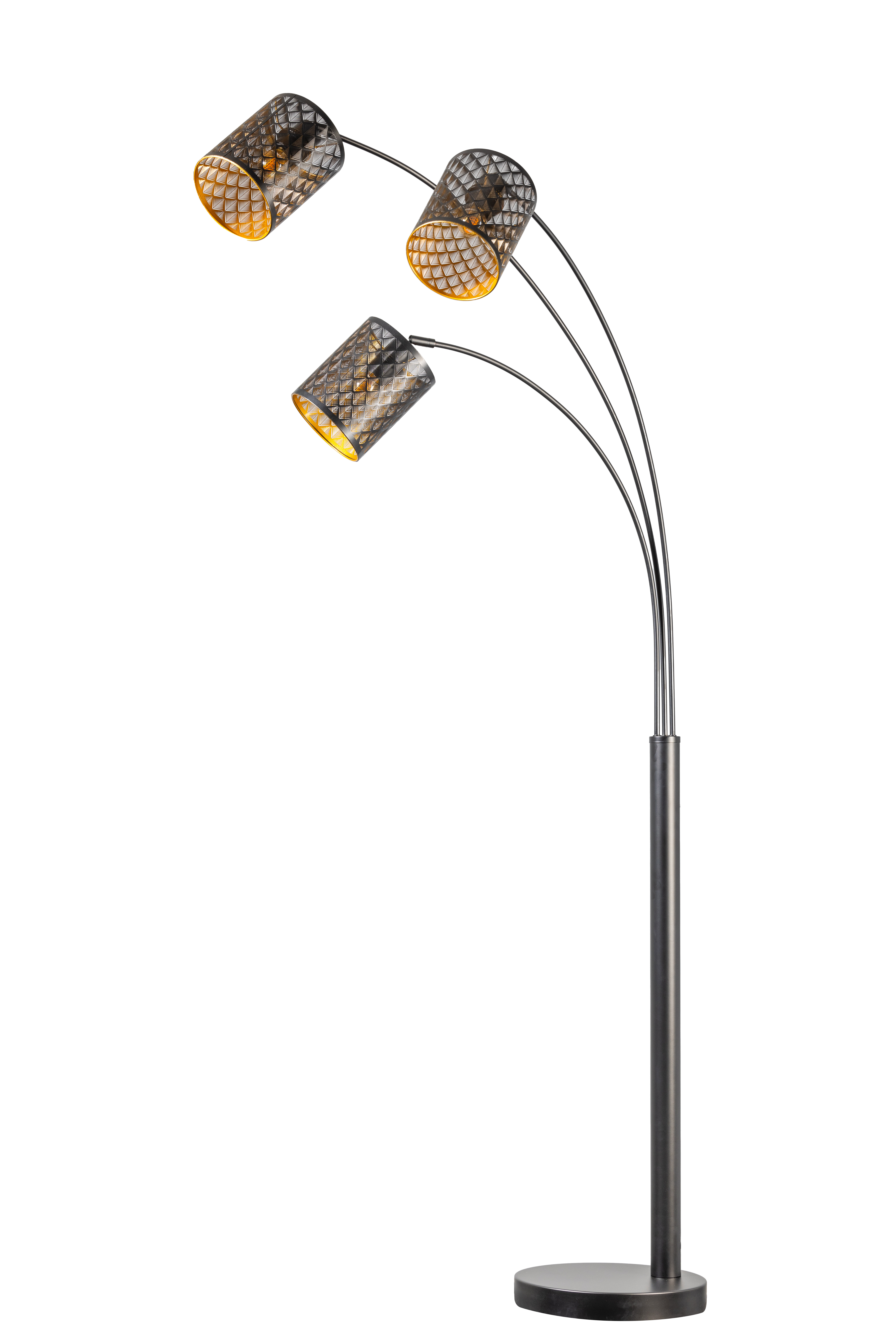 Eth Laser - Vloerlamp - Ø 15 X 190 Cm - Zwart
