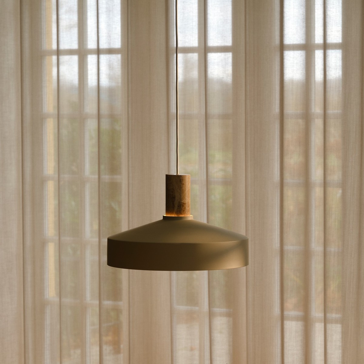 Nordlux Elvas Marble - Hanglamp - Ø 37, 5 X 234, 5 Cm - Beige
