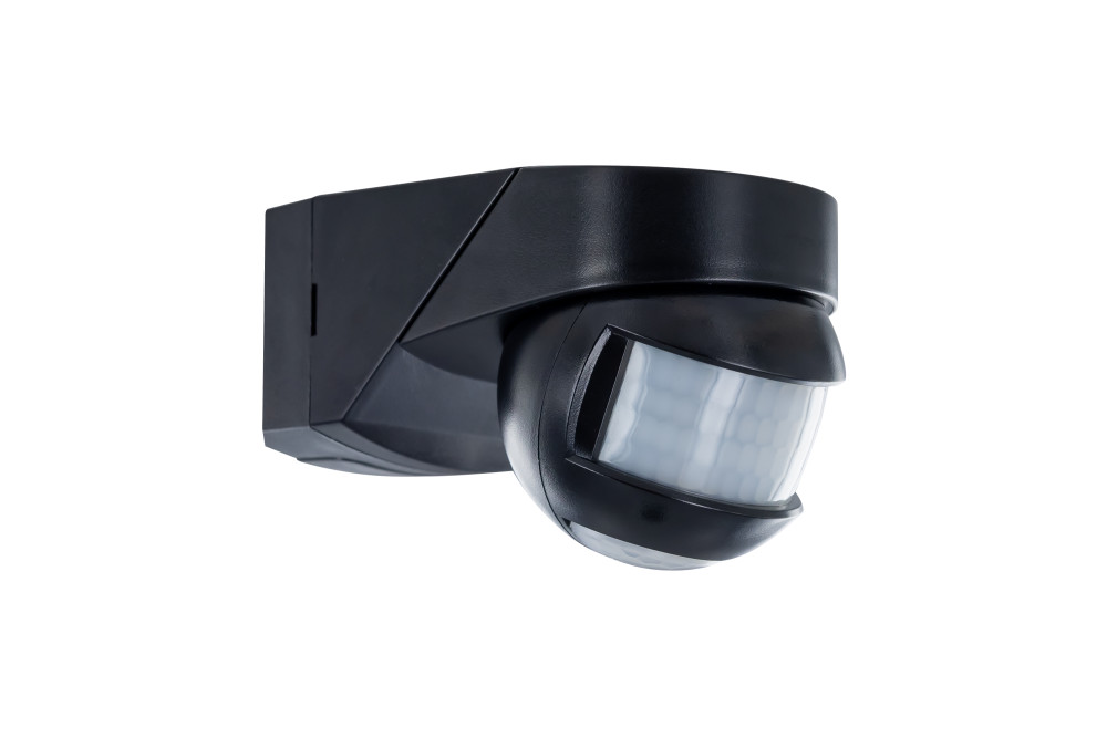 Integral Led - Pir-sensor Met Dubbele Detector En Handbediende Afstandsbediening - 7, 2 X 7, 5 X 11, 8 Cm - IP54 - Mat Zwart