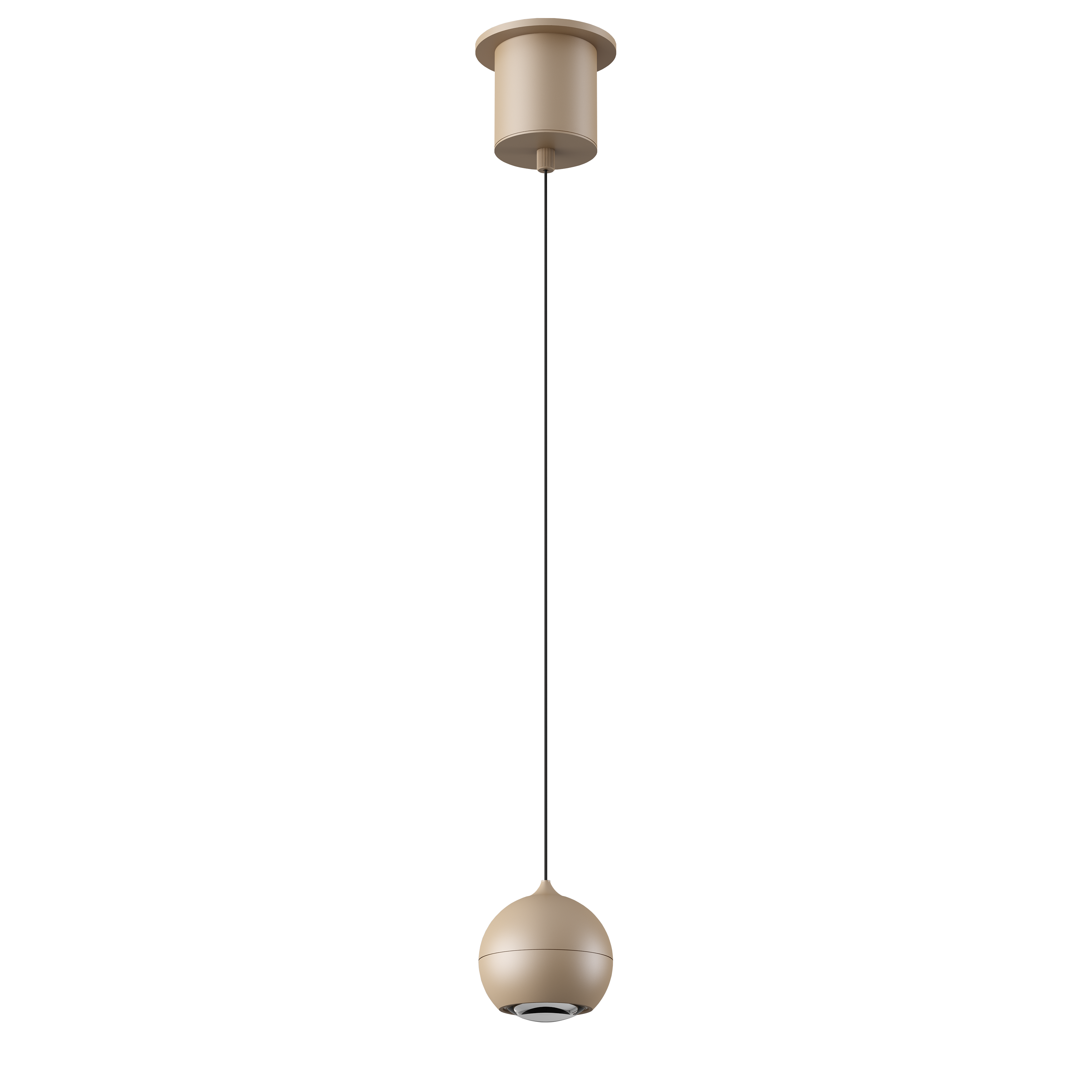 Artdelight Miami - Hanglamp - Ø 10 X 218 Cm - 10,8W Dimbare LED Incl. - Champagne