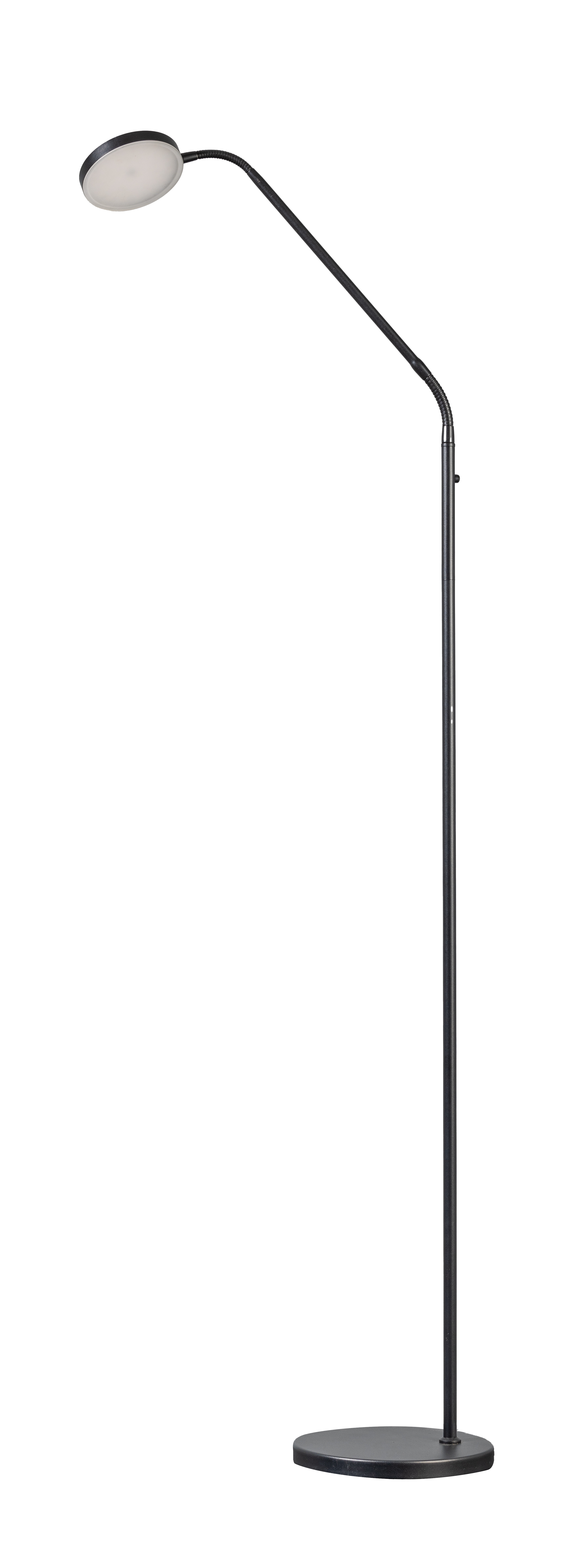 Eth Duuk - Oplaadbaar Vloerlamp - Ø 11, 5 X 166 Cm - 6W Dimbare Led Incl. - Zwart