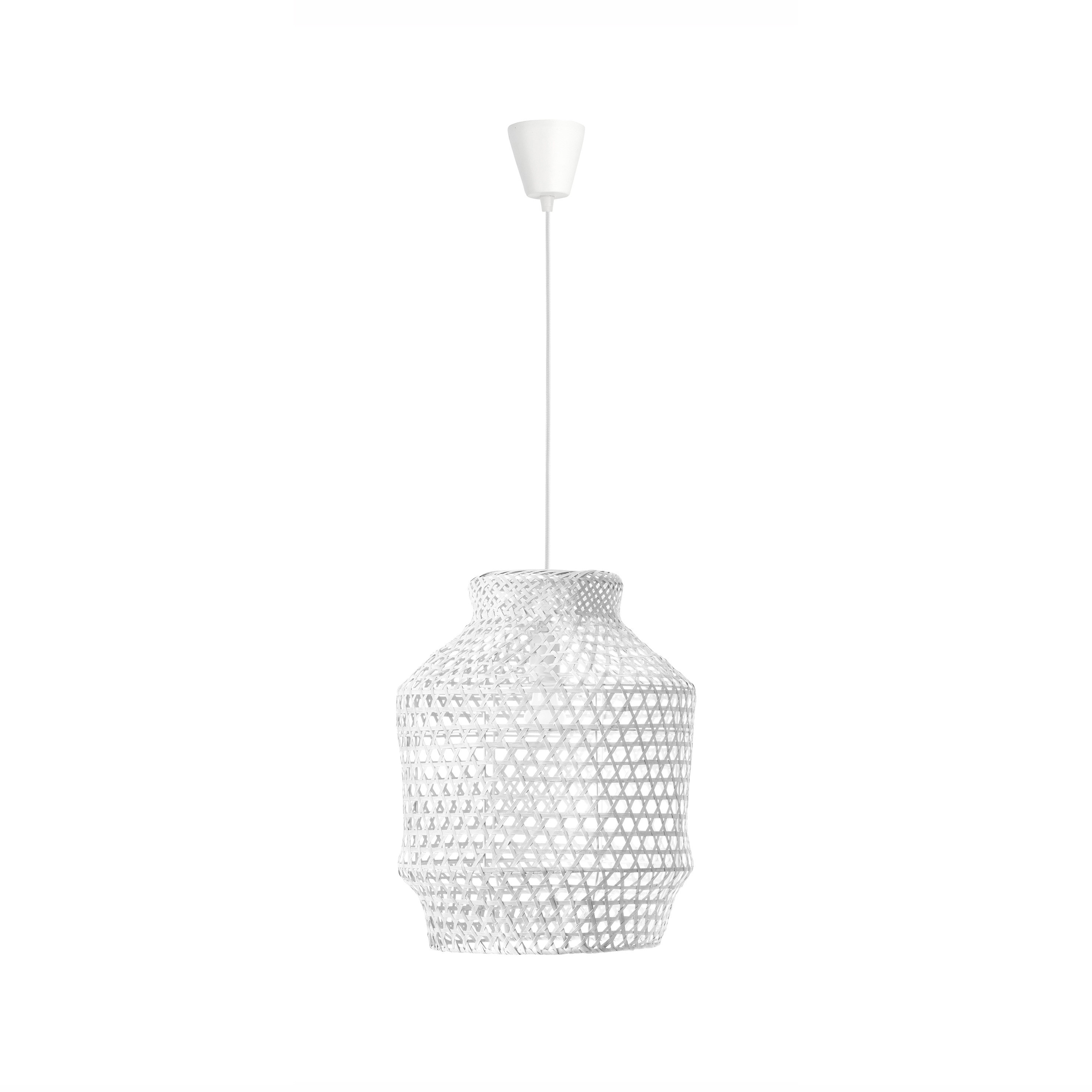 Nova Luce Mia - Hanglamp - Ø 35 X 250 Cm - Wit