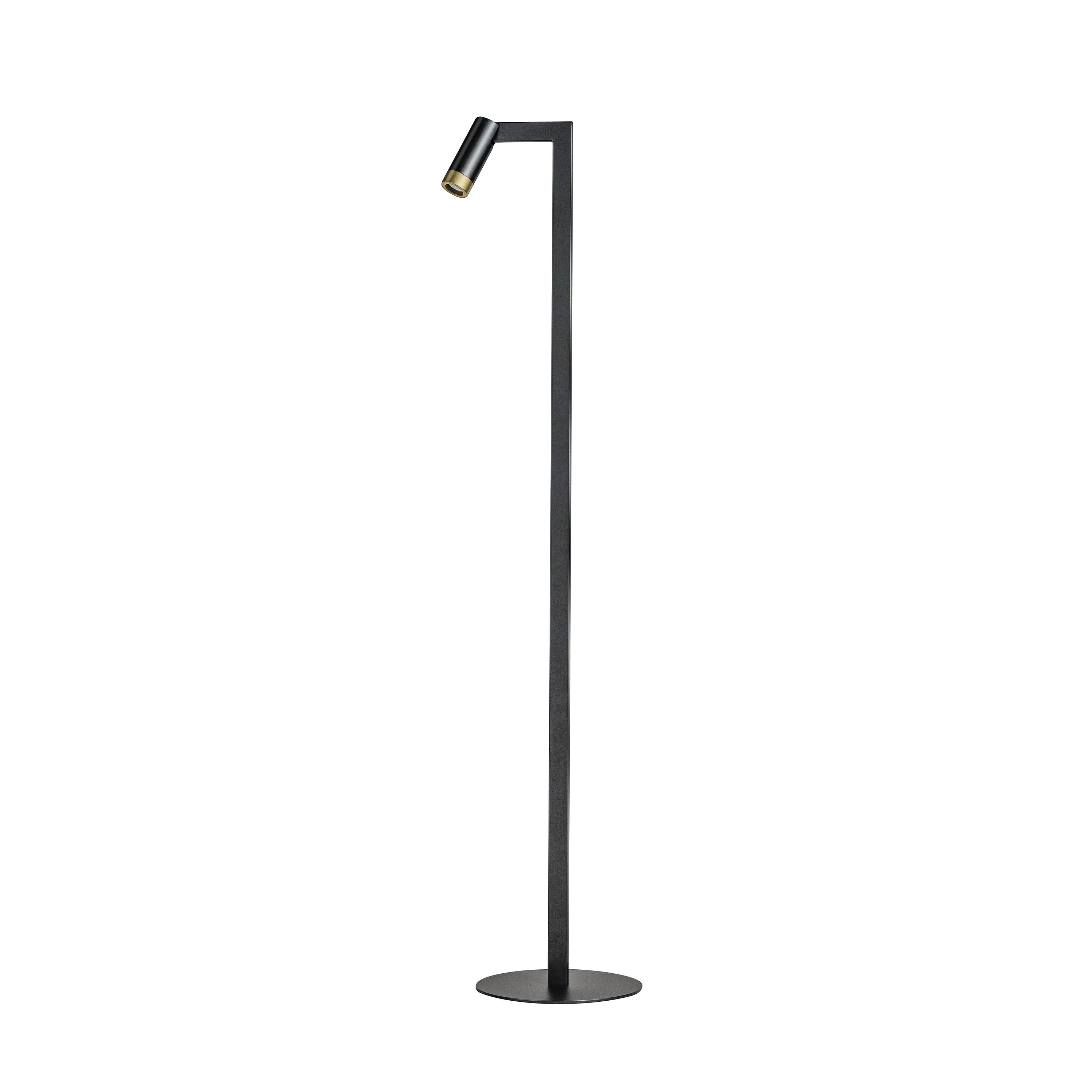 Eth Miller - Vloerlamp - 25 X 16 X 130 Cm - Zwart